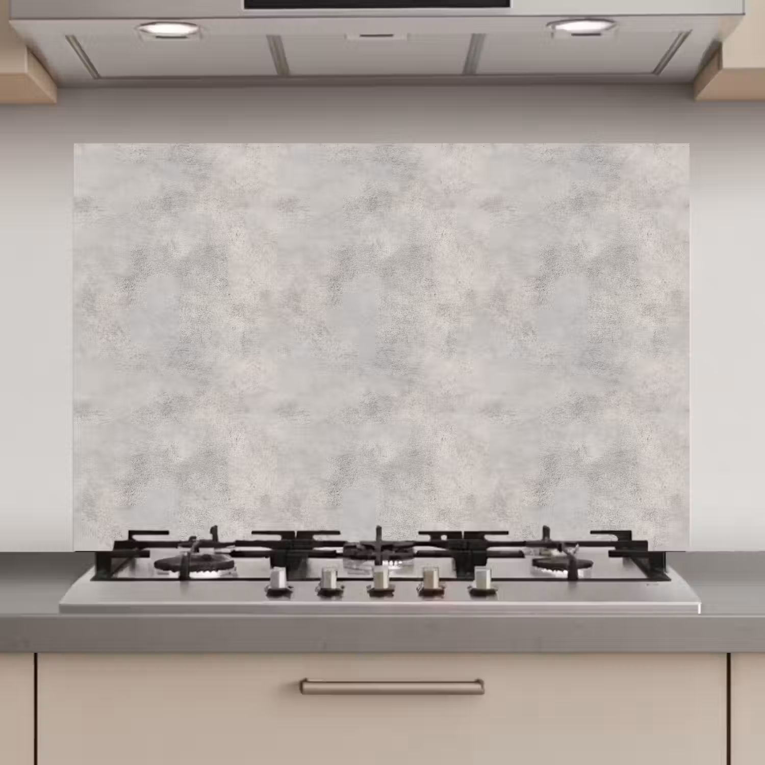 Grijs - Beton - Industrieel keuken achterwand spatscherm klein 900 -3d_website