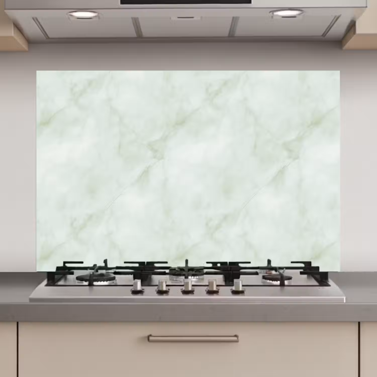 Groen - Marmer - Vloeiende aders keuken achterwand spatscherm klein 900 -3d_website
