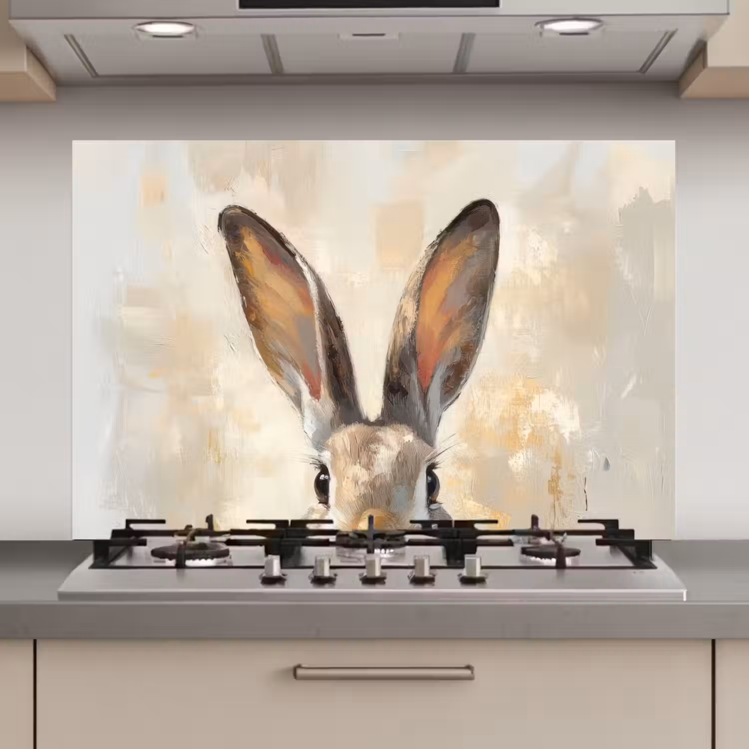 Haas - Oren - Bruin keuken achterwand spatscherm klein -3d_website