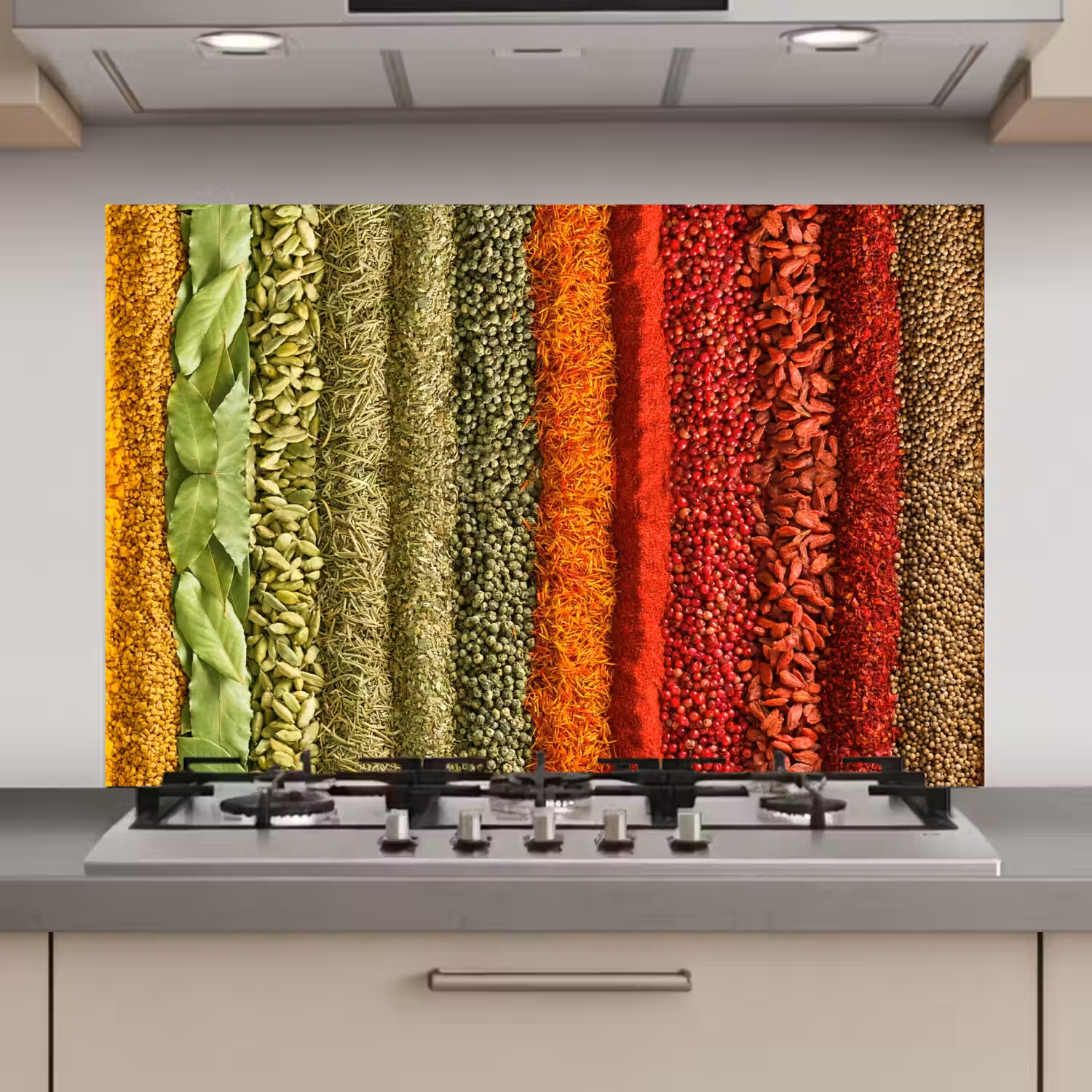 Kruiden - Specerijen - Kleurrijk keuken achterwand spatscherm klein -3d_website