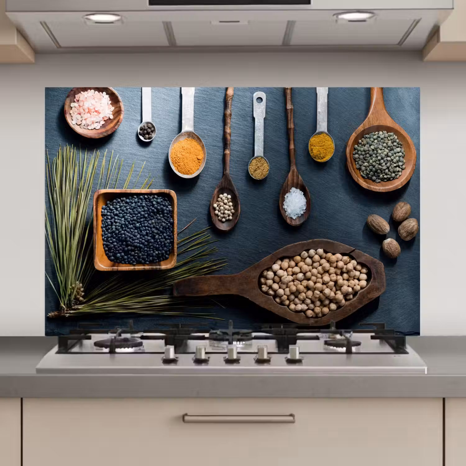 Kruiden - Lepels - Specerijen - Keuken keuken achterwand spatscherm klein -3d_website