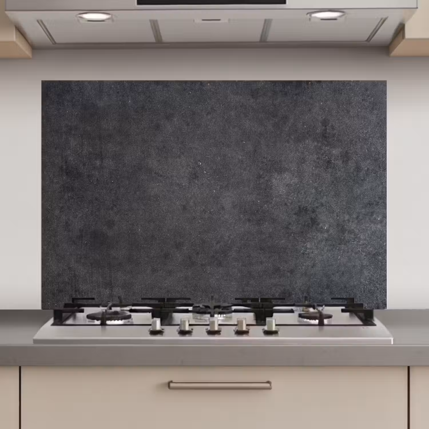 Industrieel - Leisteen - Grijs - Structuur - Beton keuken achterwand spatscherm klein -3d_website