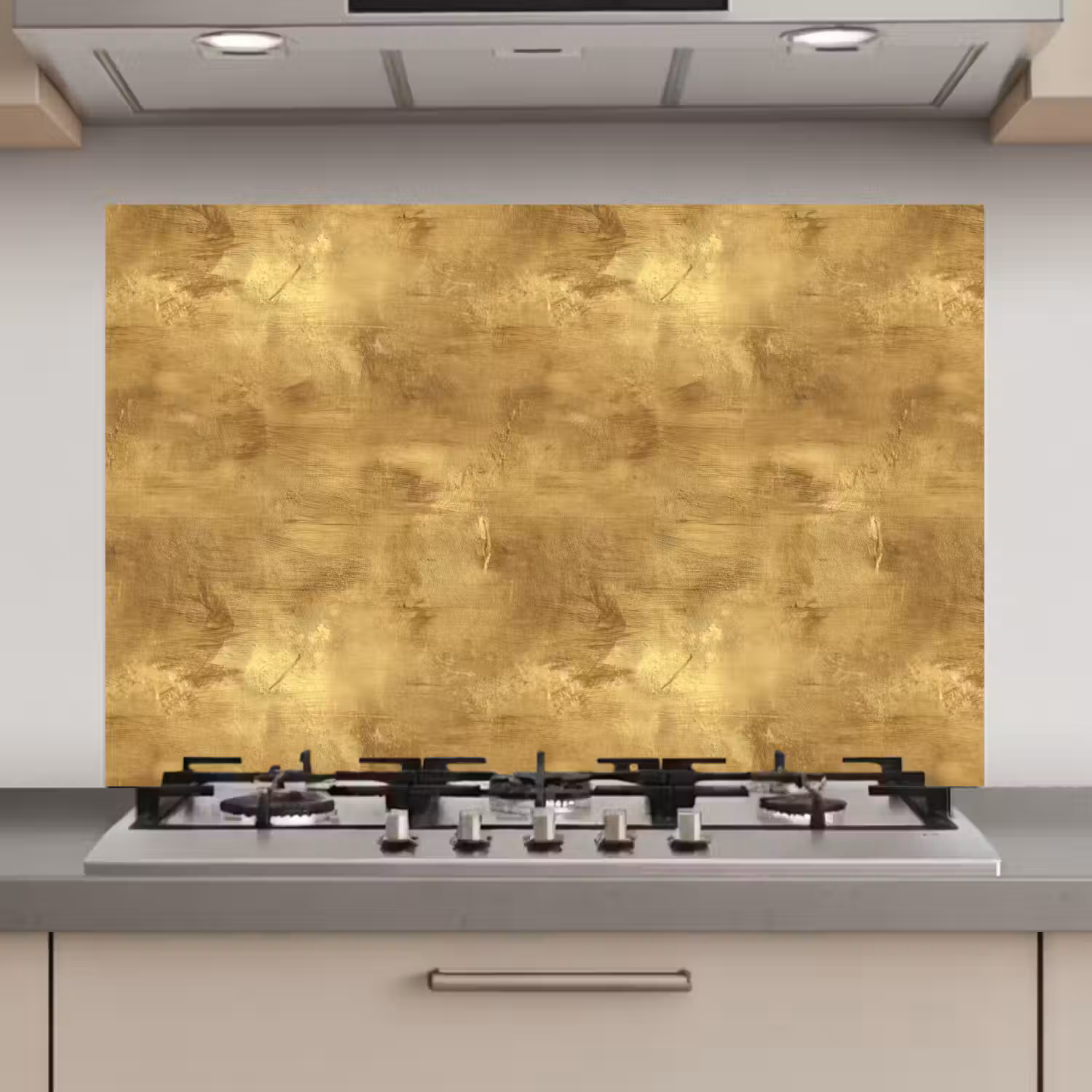 Industrieel - Textuur - Goud keuken achterwand spatscherm klein 900 -3d_website