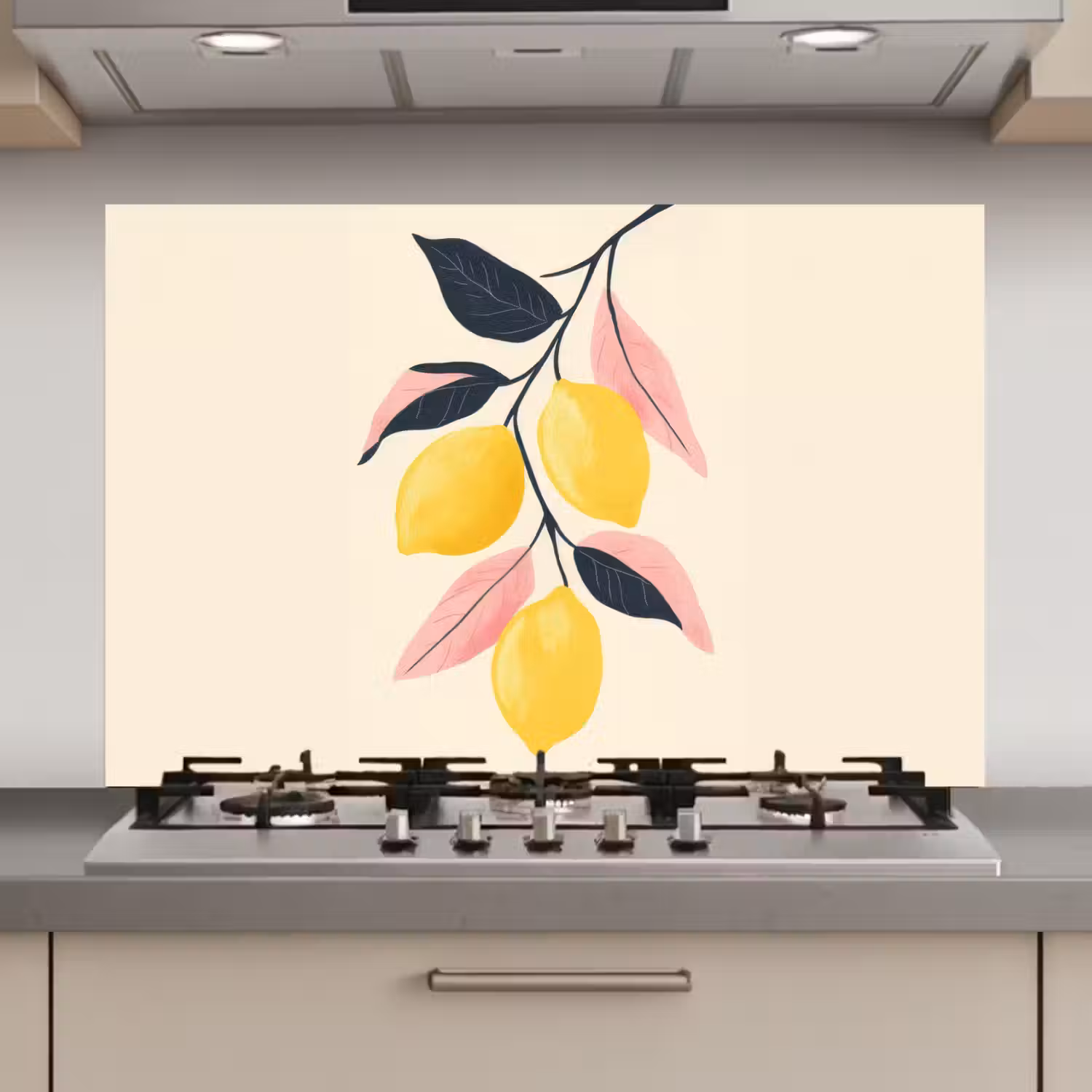 Citroenen - Felgeel - Tak - Bladeren keuken achterwand spatscherm klein -3d_website