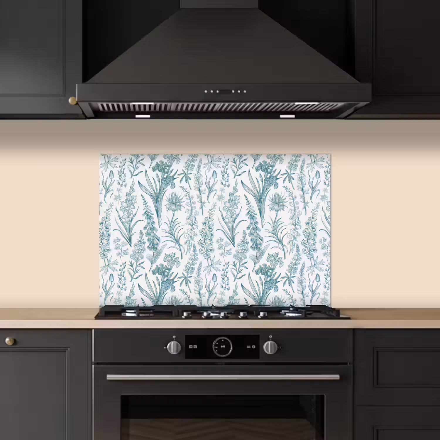 Lovely - Garden - Emerald keuken achterwand spatscherm klein 900 -sfeer1