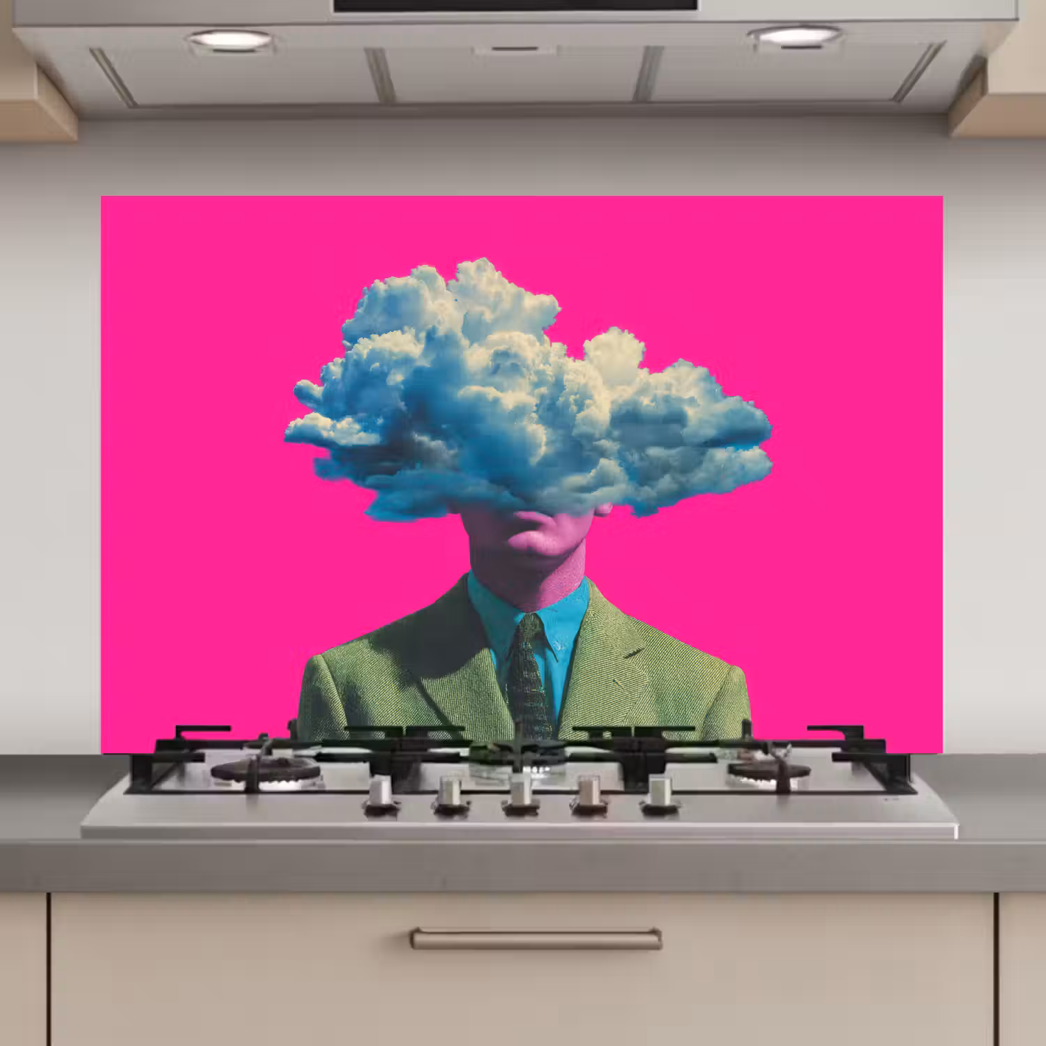 Man - Pak - Wolk - Roze keuken achterwand spatscherm klein -3d_website