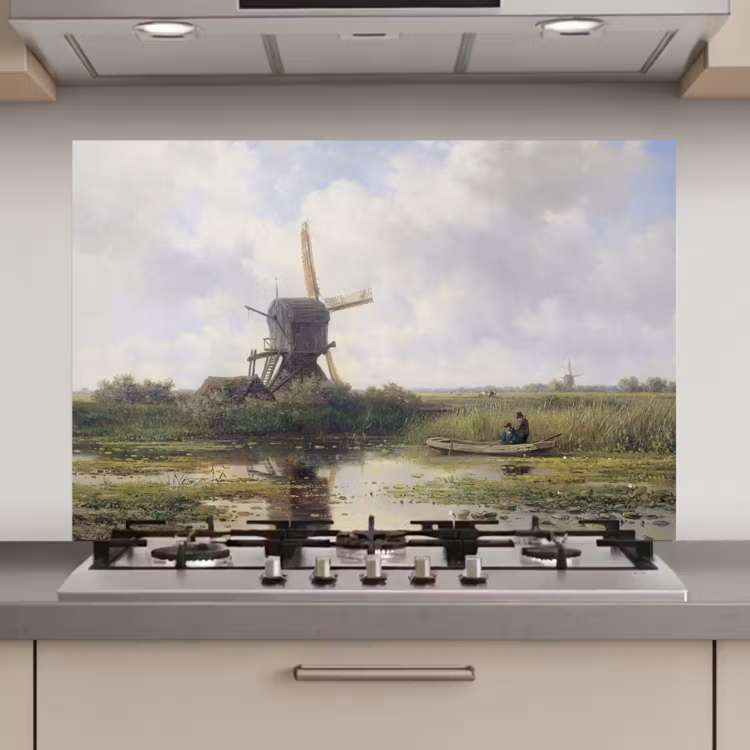 Molen - Willem Roelofs - Oude meesters - Kunst keuken achterwand spatscherm klein -3d_website