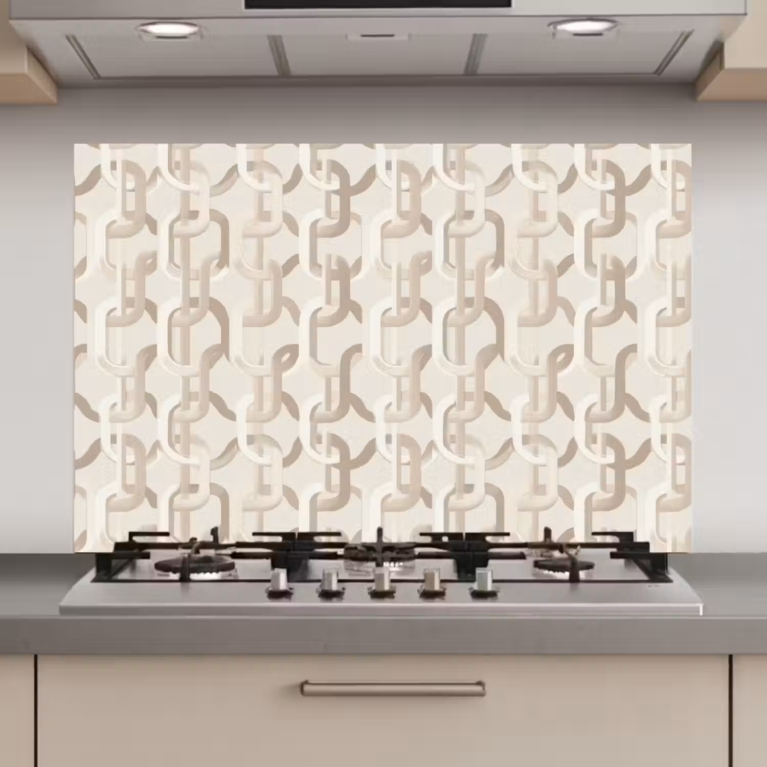 Motief - Abstract - Beige keuken achterwand spatscherm klein 900 -3d_website