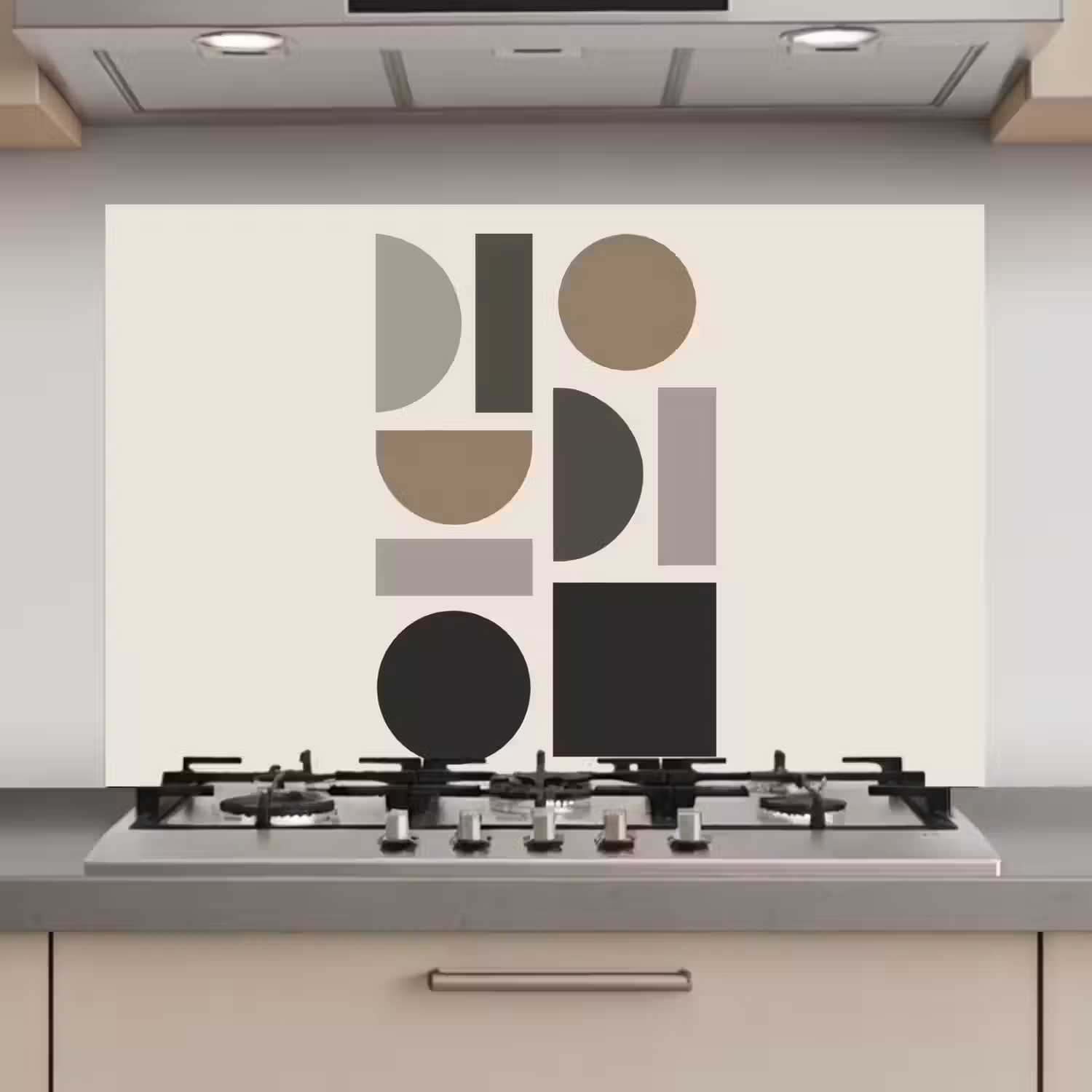 Natuurlijke tinten - Grafisch - Verticale compositie keuken achterwand spatscherm klein -3d_website