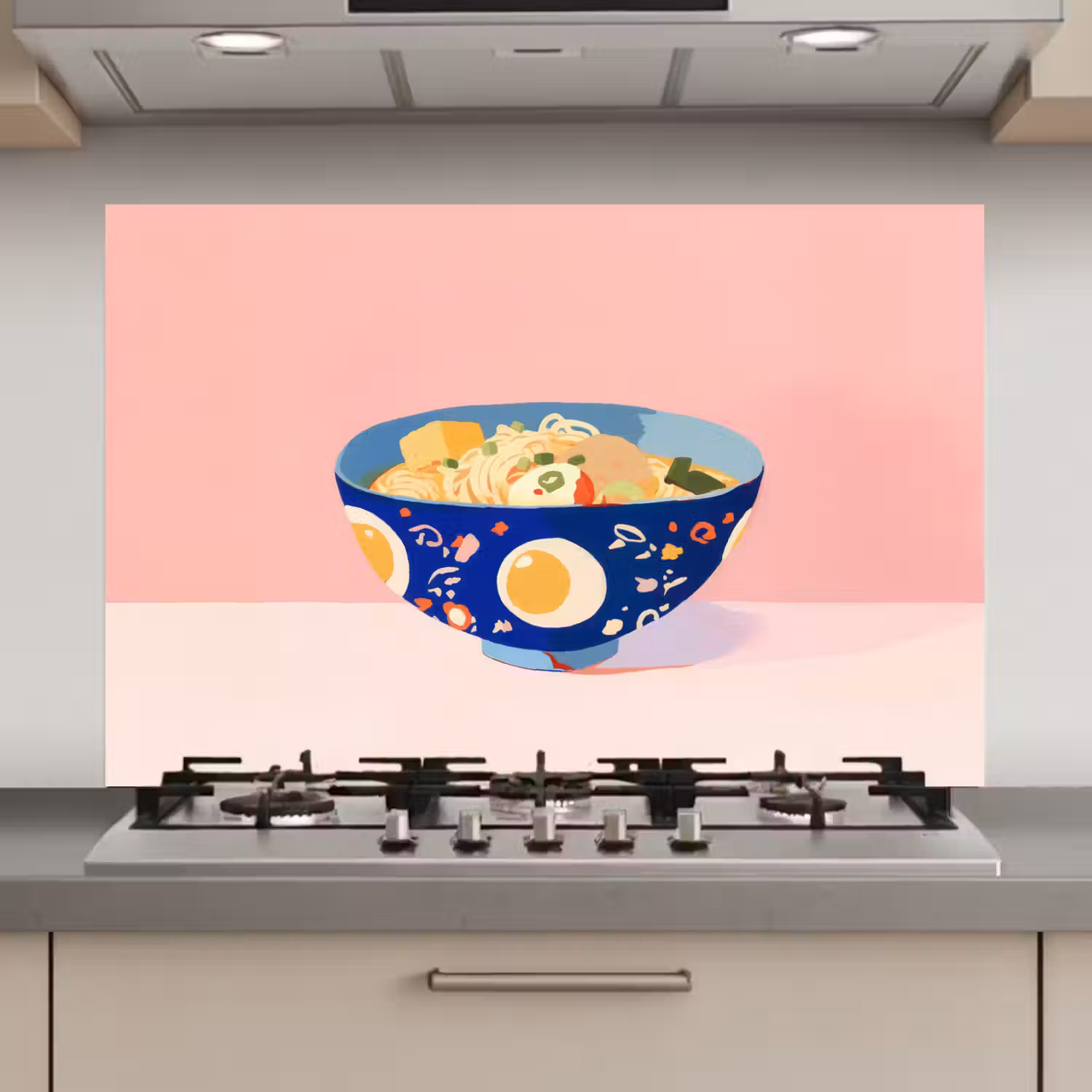 Noodles - Kom - Blauw - Illustratie keuken achterwand spatscherm klein -3d_website