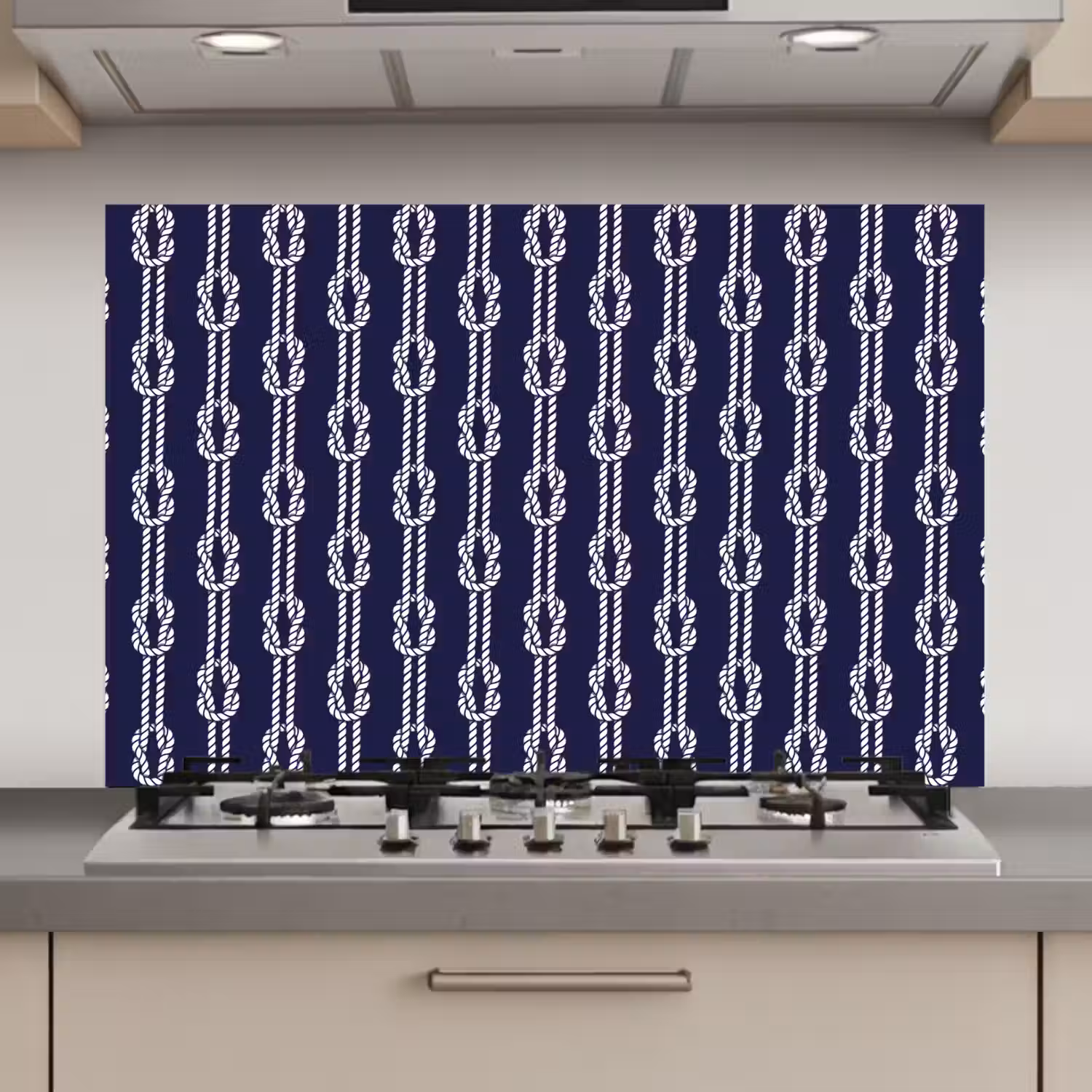 Oceaan - Touw - Blauw - Wit keuken achterwand spatscherm klein 900 -3d_website