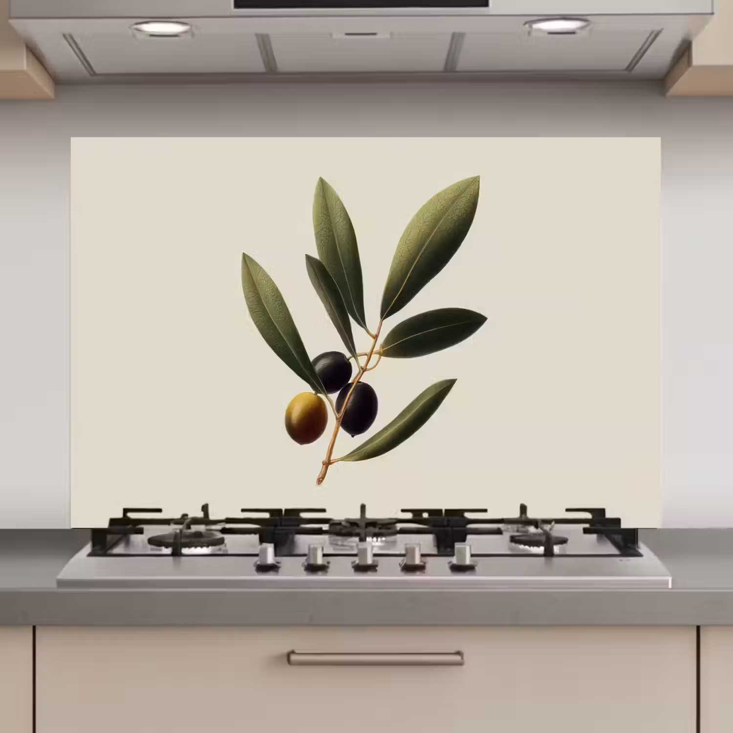Olijftak - Donkergroen - Olijven keuken achterwand spatscherm klein -3d_website