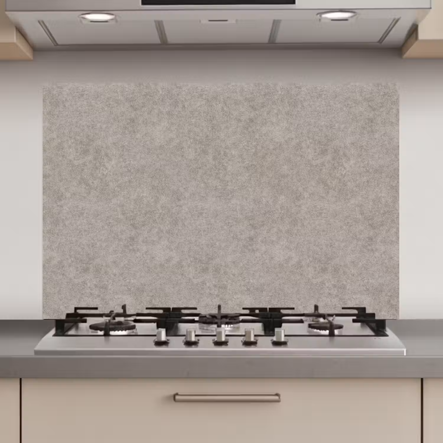 Patroon - Beton - Grijs keuken achterwand spatscherm klein 900 -3d_website
