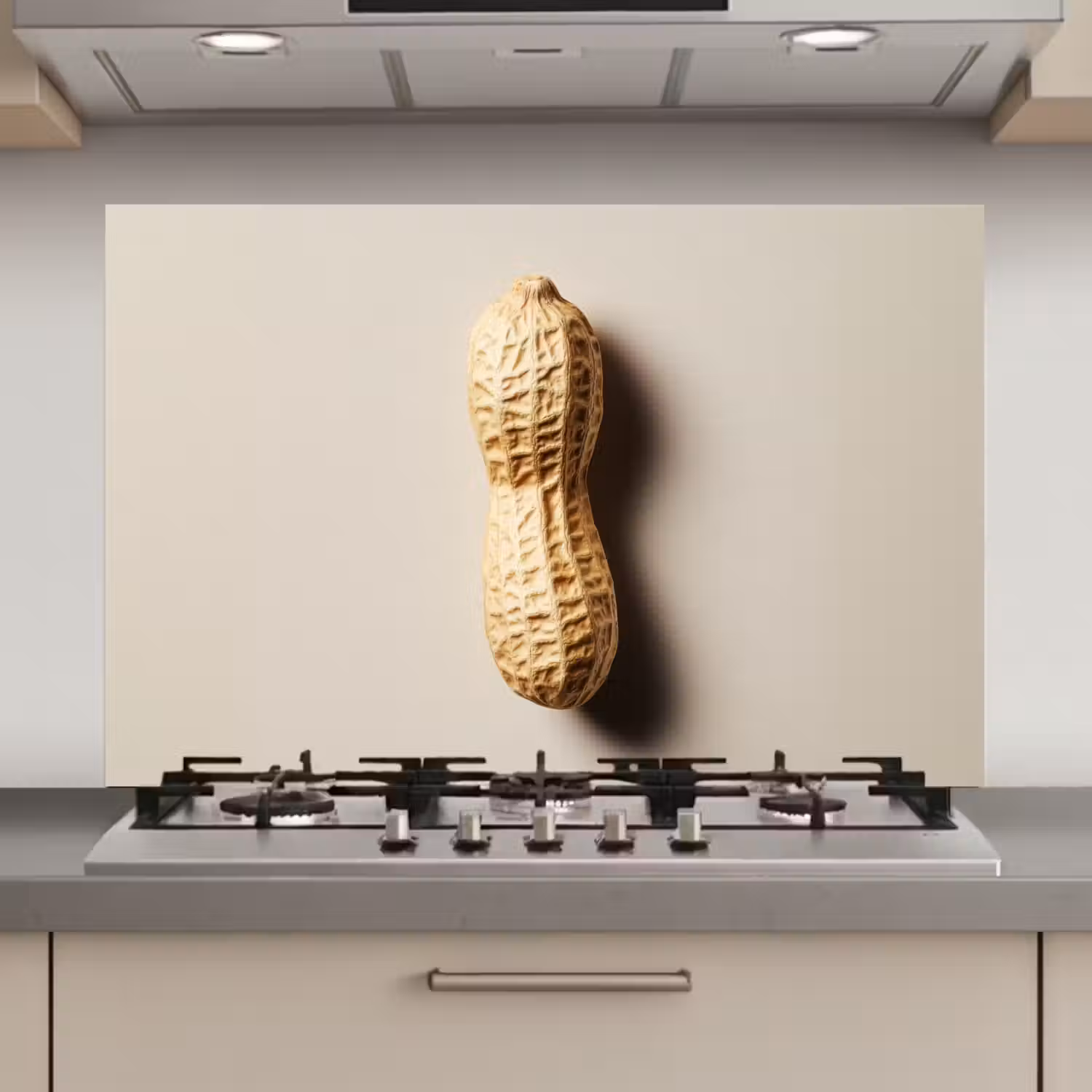 Pinda - Ruw - Beige keuken achterwand spatscherm klein -3d_website