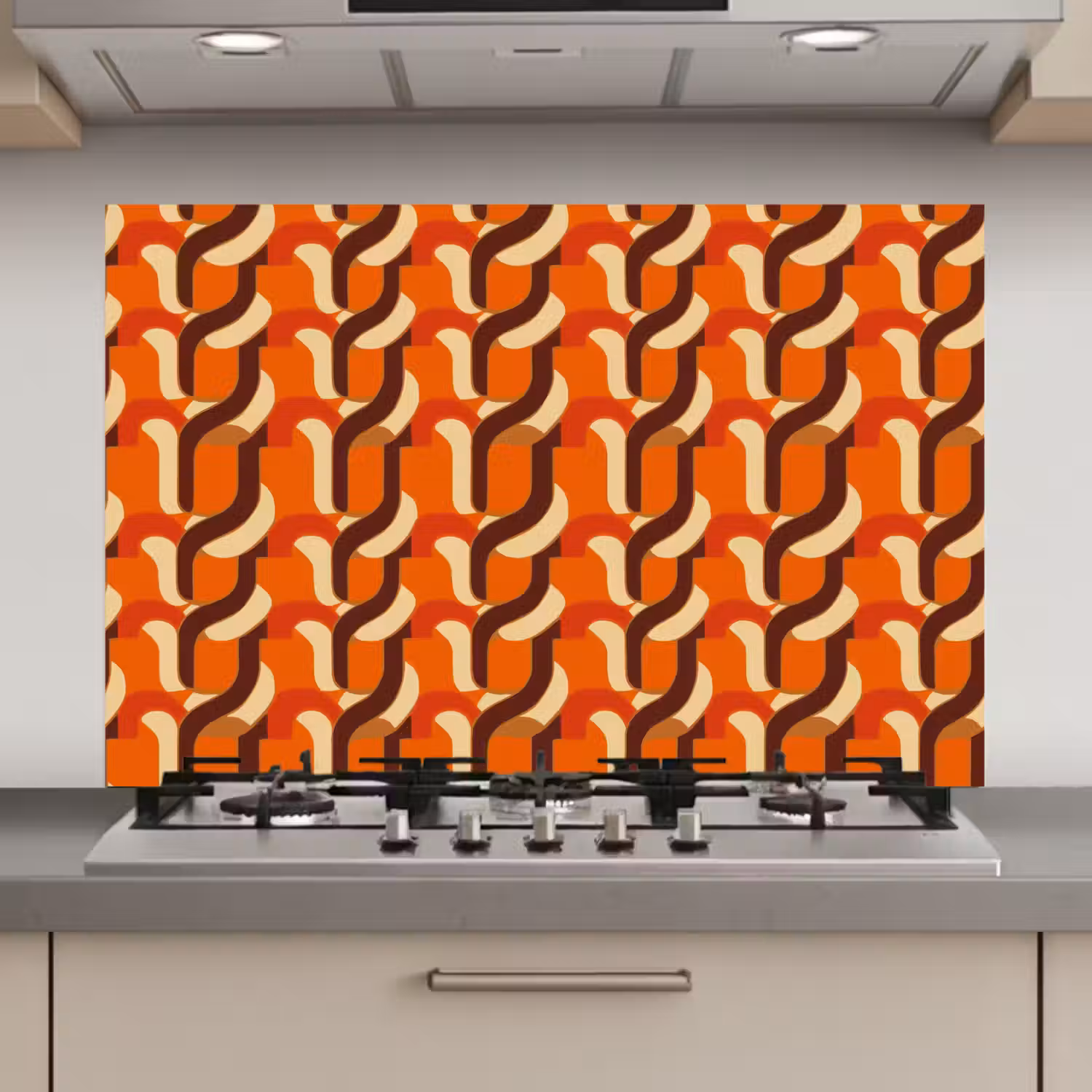 Retro - Modern - Kleurrijk keuken achterwand spatscherm klein 900 -3d_website