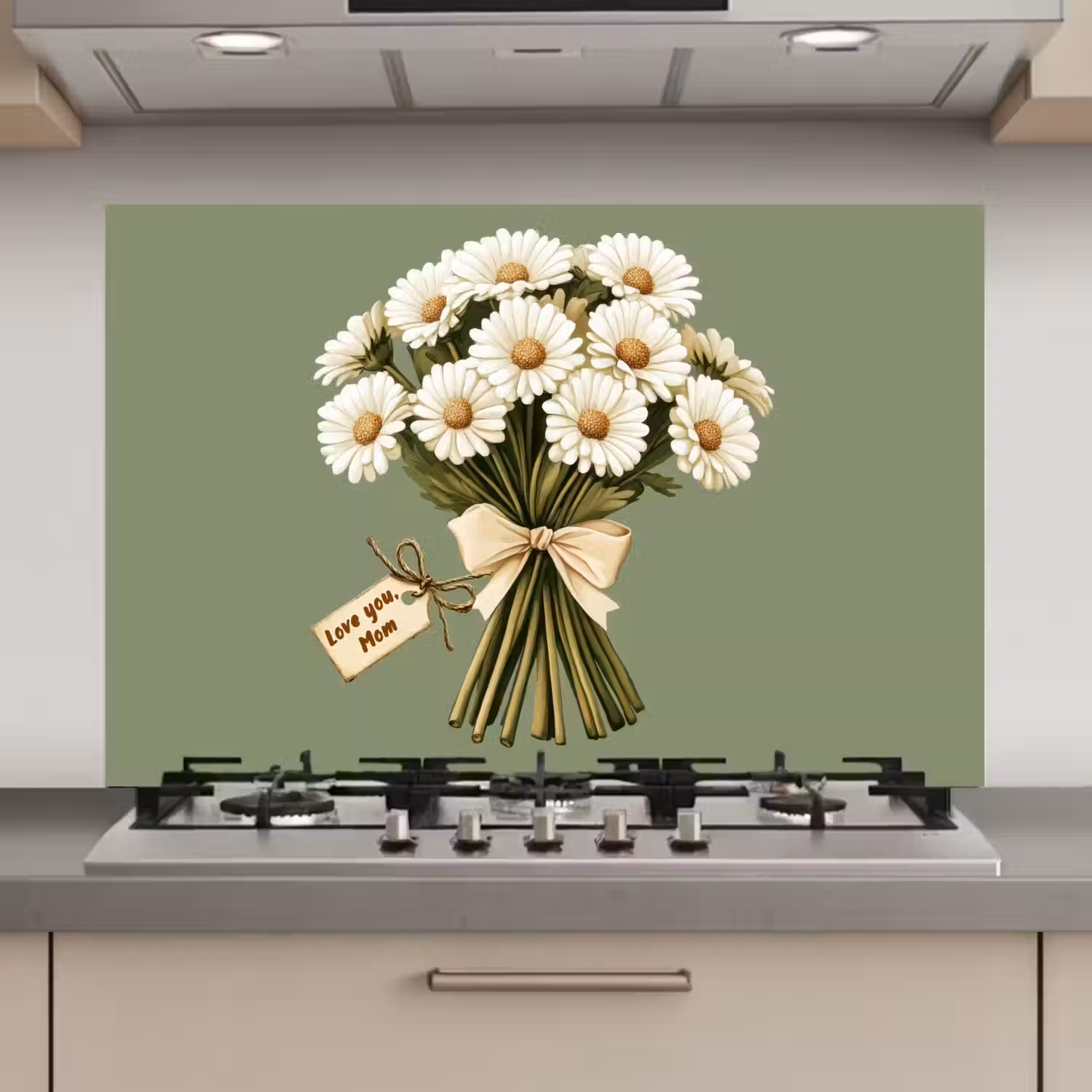 Lint - Boeket - Groen - Quote keuken achterwand spatscherm klein -3d_website