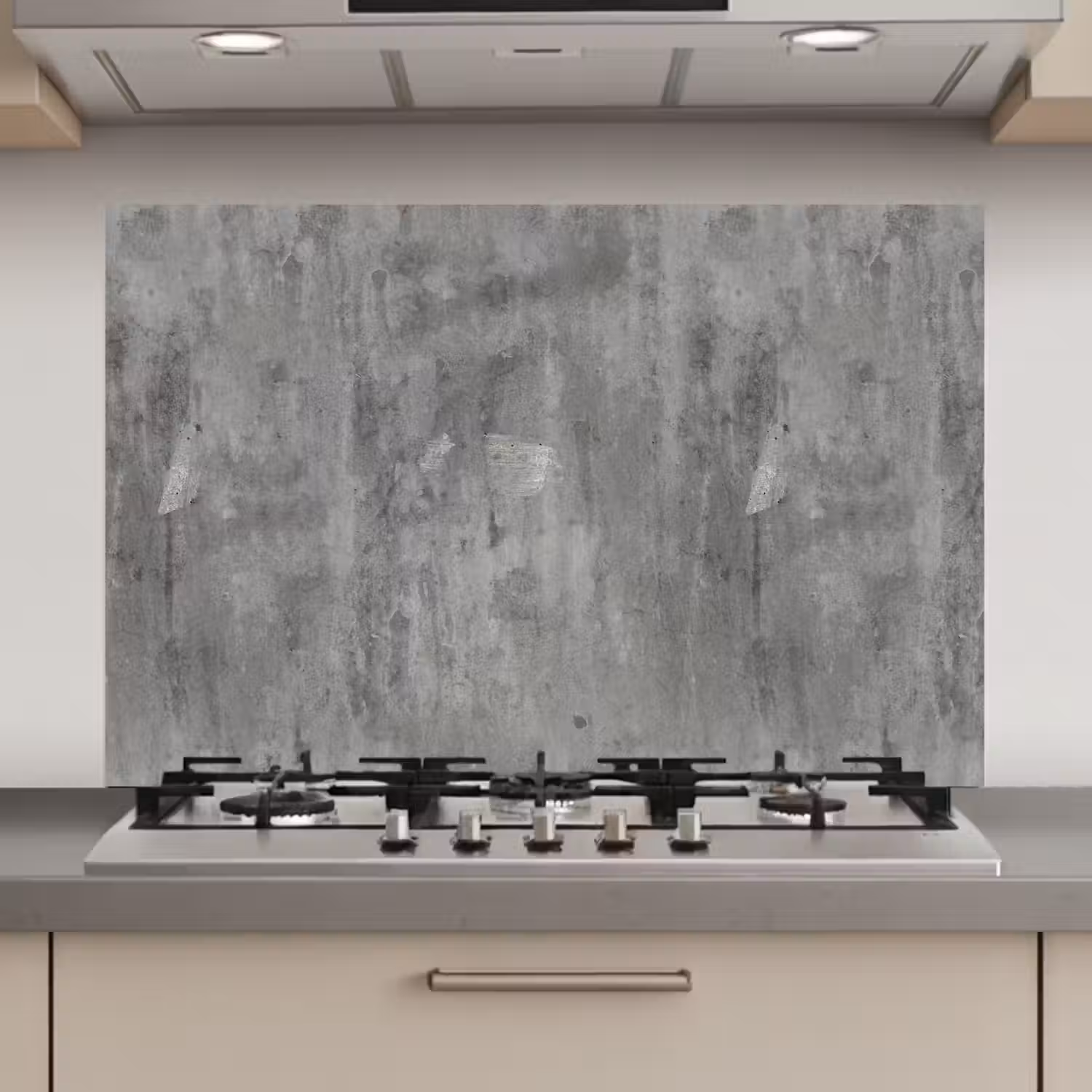 Roest - Beton - Patroon keuken achterwand spatscherm klein 900 -3d_website