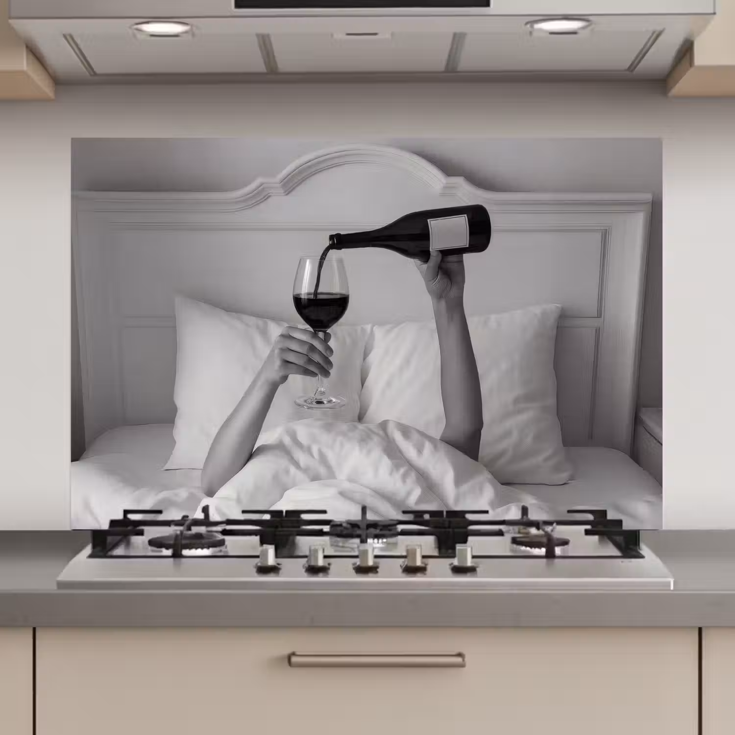 Lakens - Armen - Wijn - Glas keuken achterwand spatscherm klein -3d_website