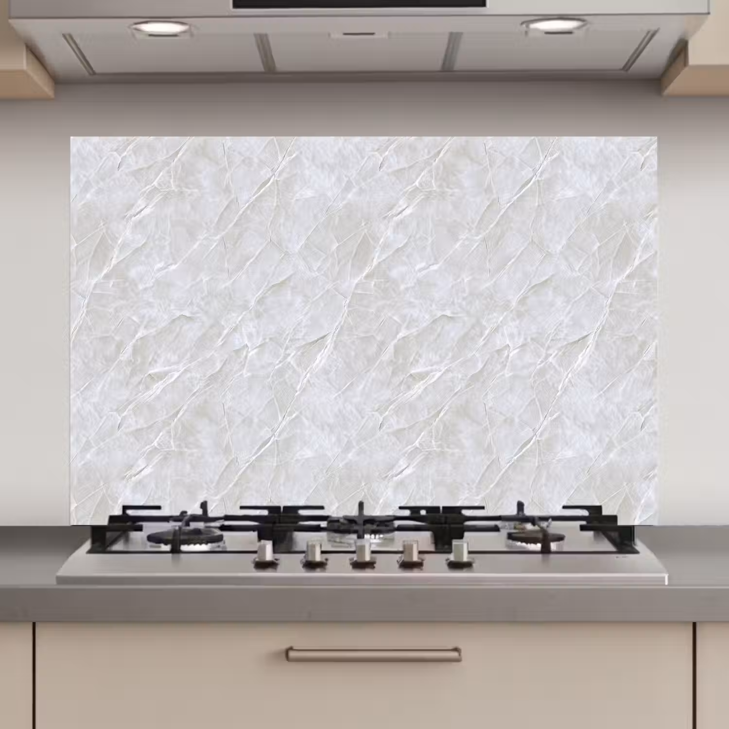 Oppervlakte - Textuur - Grijs keuken achterwand spatscherm klein 900 -3d_website