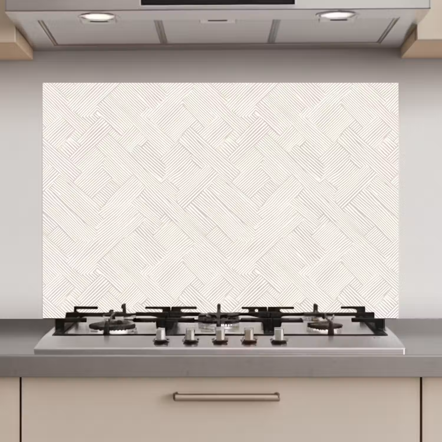 Textuur - Abstract - Beige keuken achterwand spatscherm klein 900 -3d_website