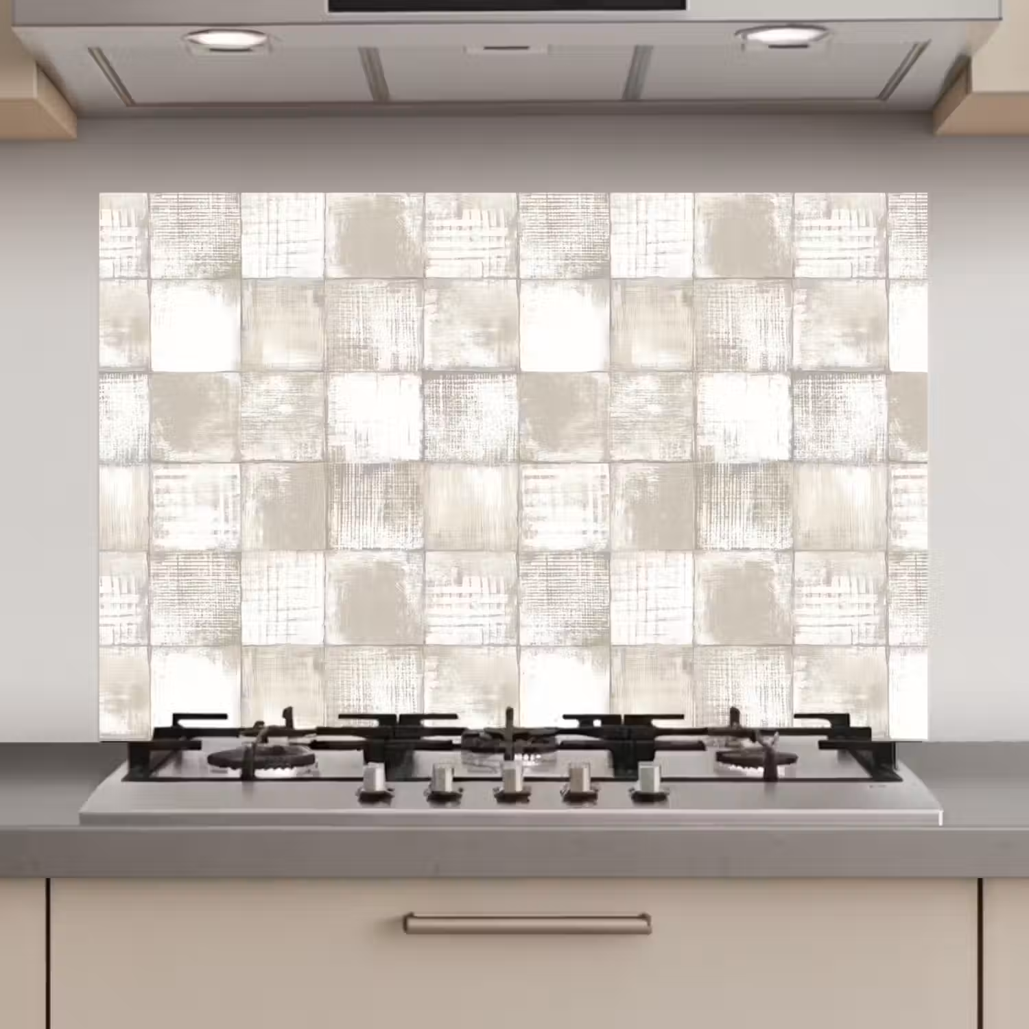 Tegel - Patroon - Verweerd keuken achterwand spatscherm klein 900 -3d_website