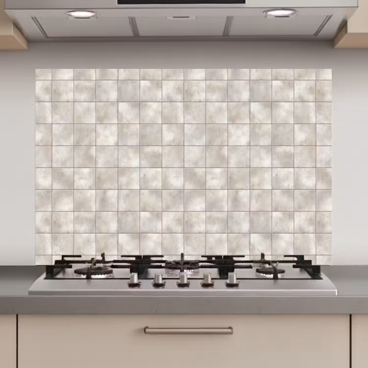 Tegels - Natuurlijk - Grijs keuken achterwand spatscherm klein 900 -3d_website