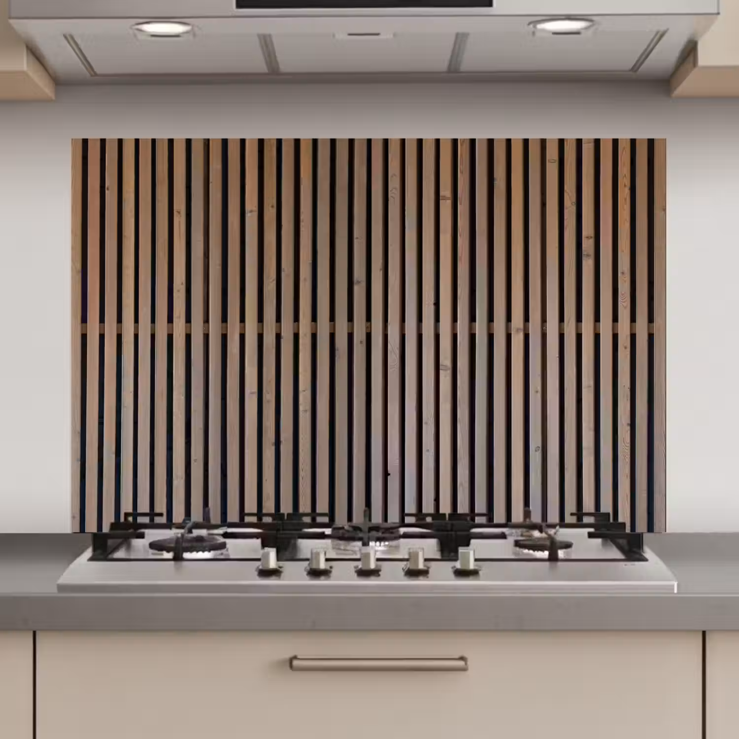 Vintage - Hout - Design - Structuur keuken achterwand spatscherm klein -3d_website