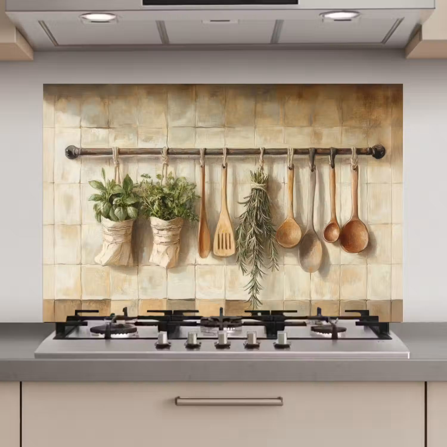 Hout - Keukengerei - Stilleven - Tegels keuken achterwand spatscherm klein -3d_website