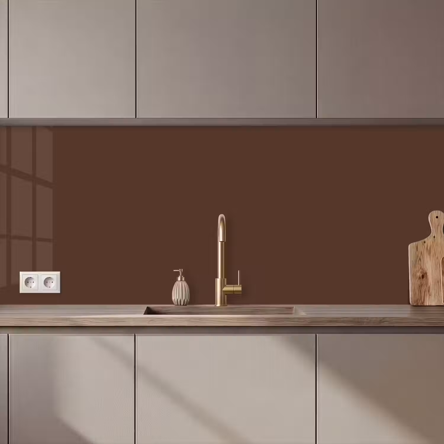 Bruin - Donker - Kleuren keuken achterwand 2 middel 871 zz_3dshopping