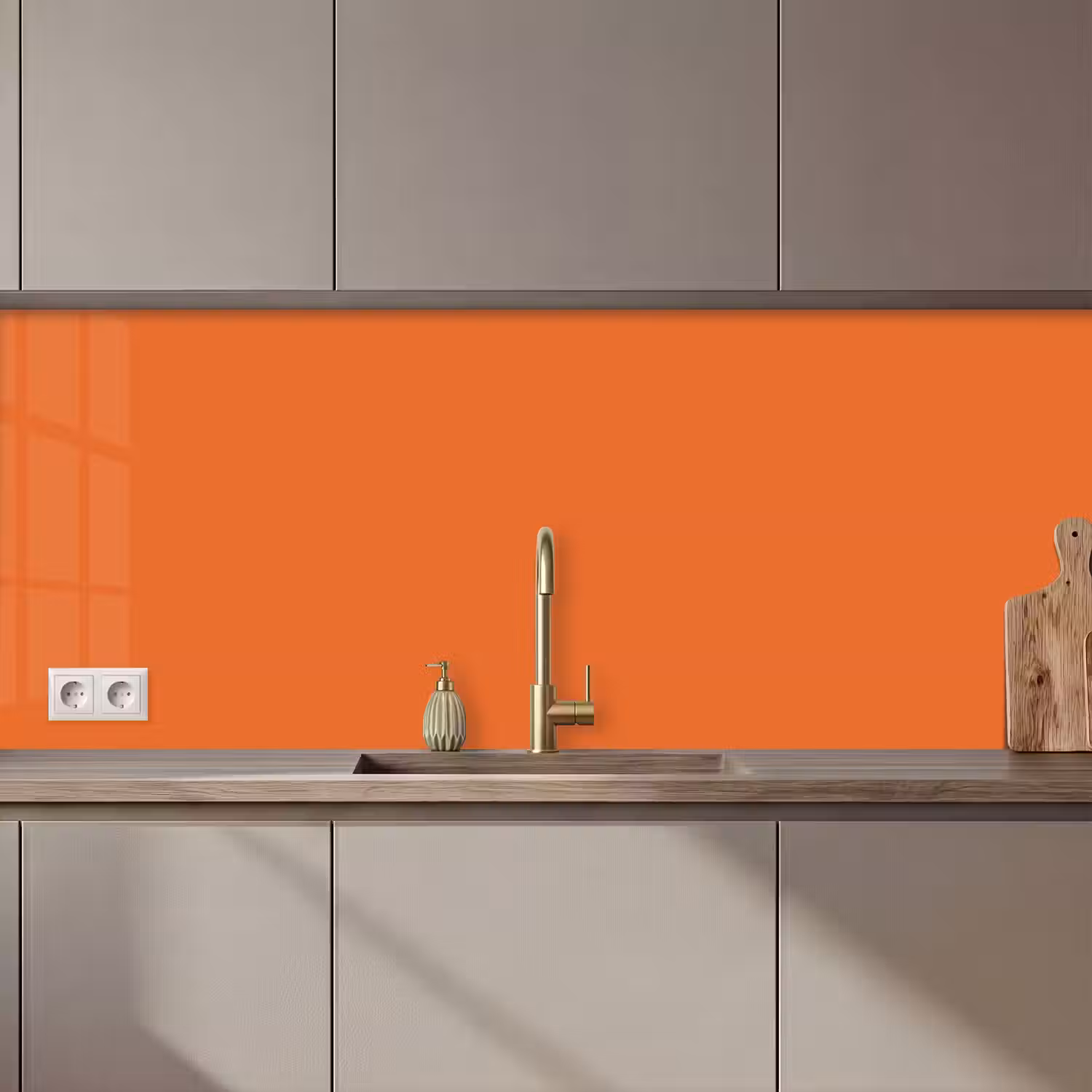Burnt - Sienna - Oranje keuken achterwand 2 middel 871 zz_3dshopping