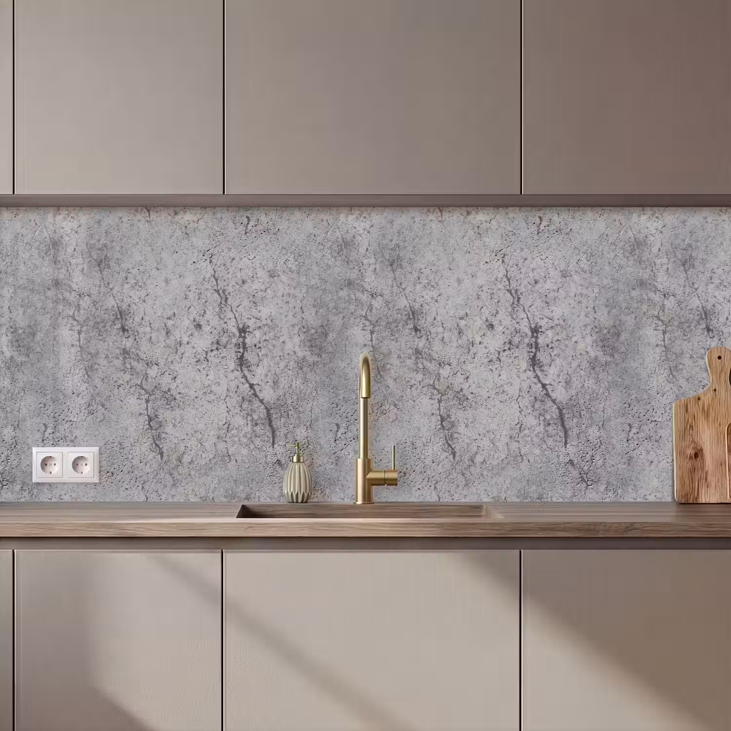 Beton - Muur - Industrieel - Patronen keuken achterwand 2 middel 871 zz_3dshopping