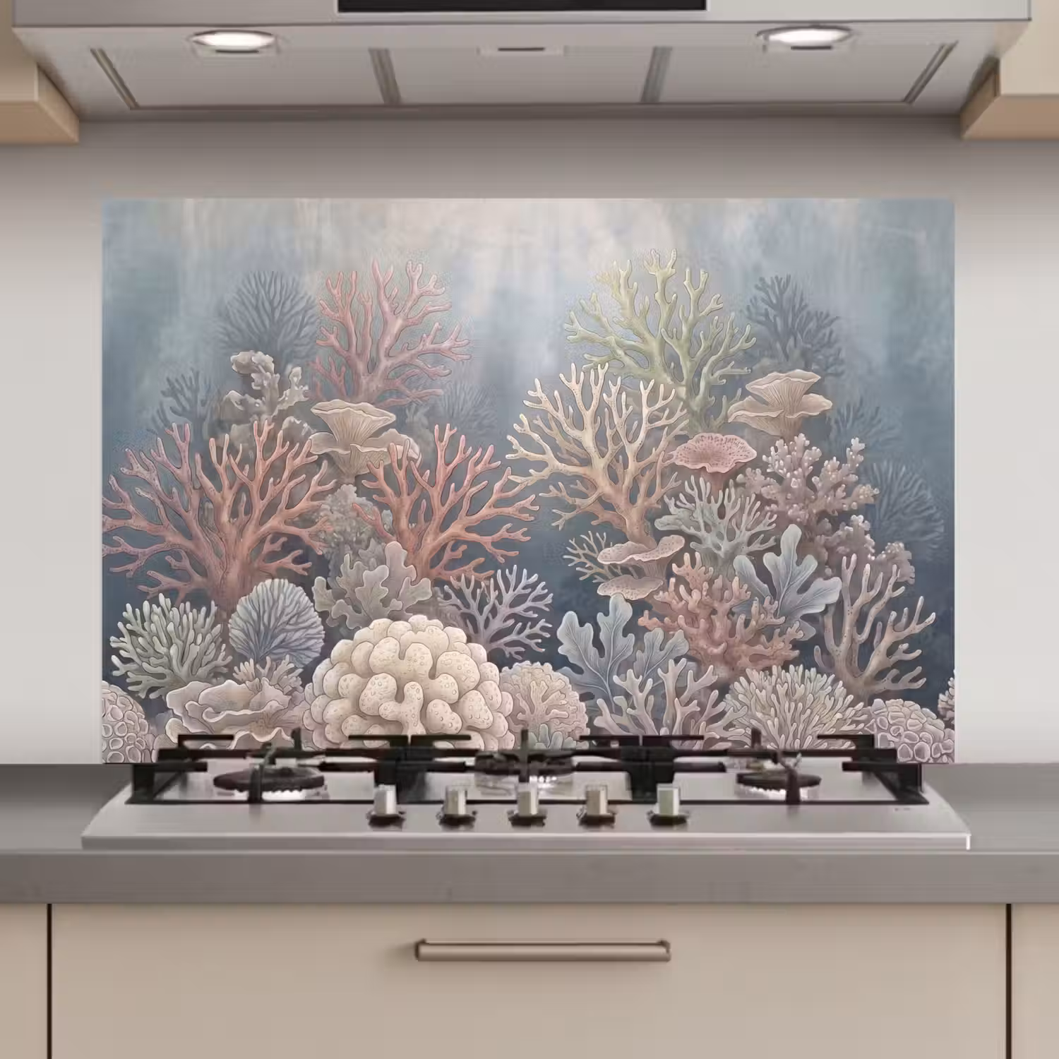 Koraal - Zeeleven - Onderwater - Illustratie - Natuur keuken achterwand spatscherm klein -3d_website
