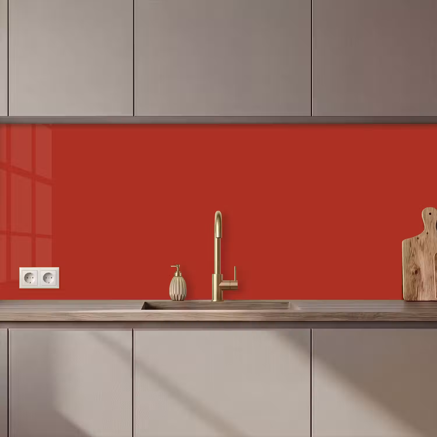 Deep - Crimson - Rood keuken achterwand 2 middel 871 zz_3dshopping