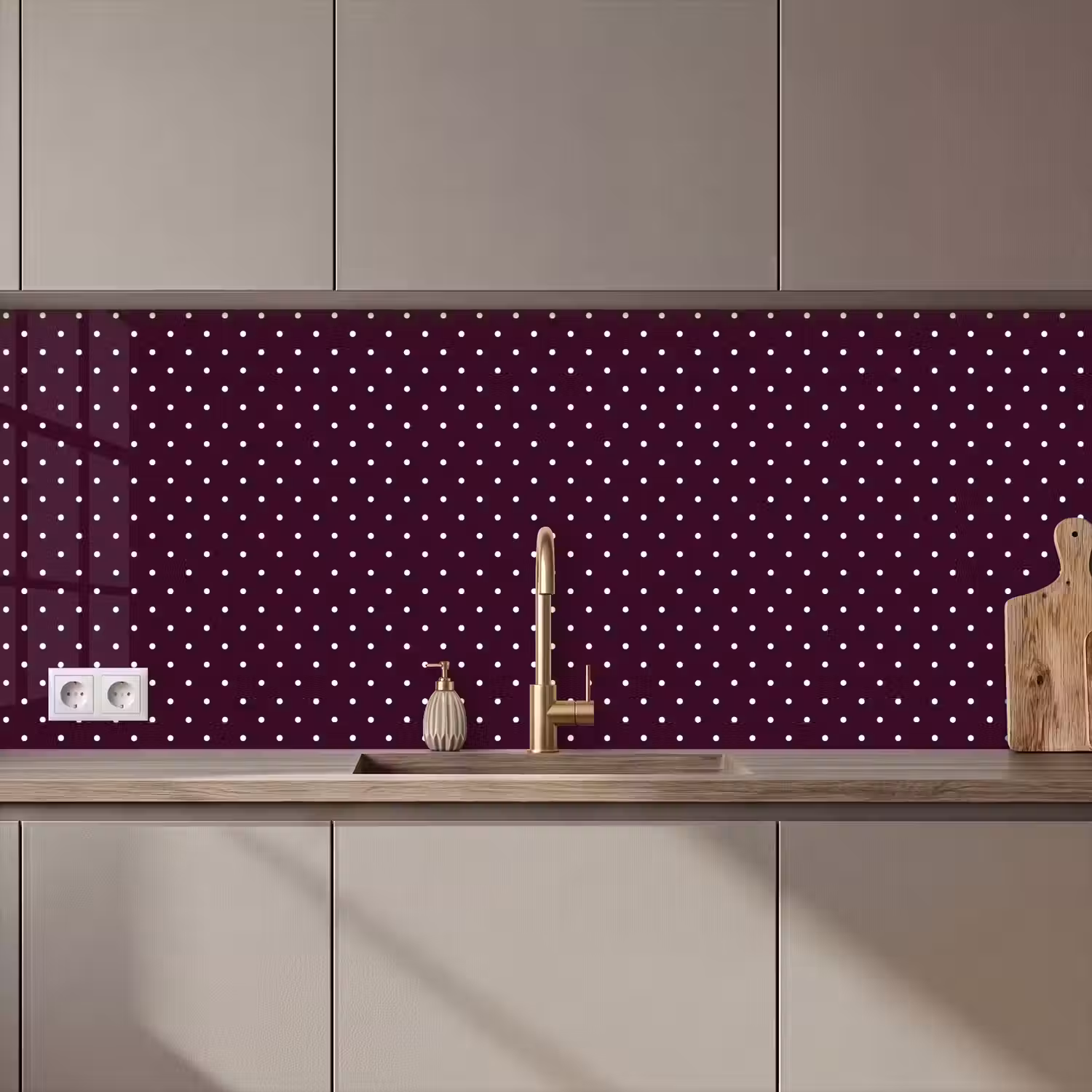 Stippen - Modern - Paars keuken achterwand 2 middel 871 zz_3dshopping