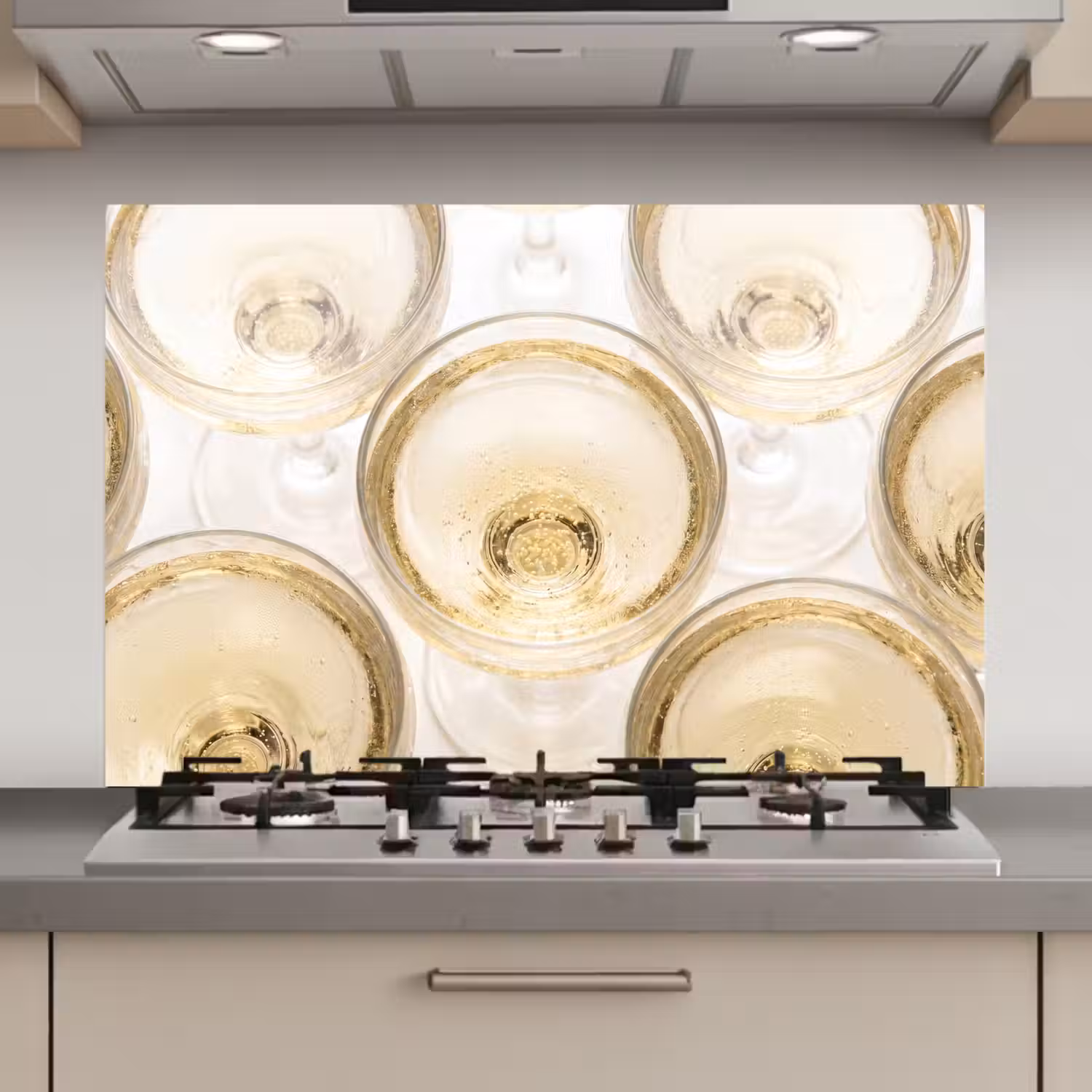 Drank - Glazen - Feest - Goud keuken achterwand spatscherm klein -3d_website