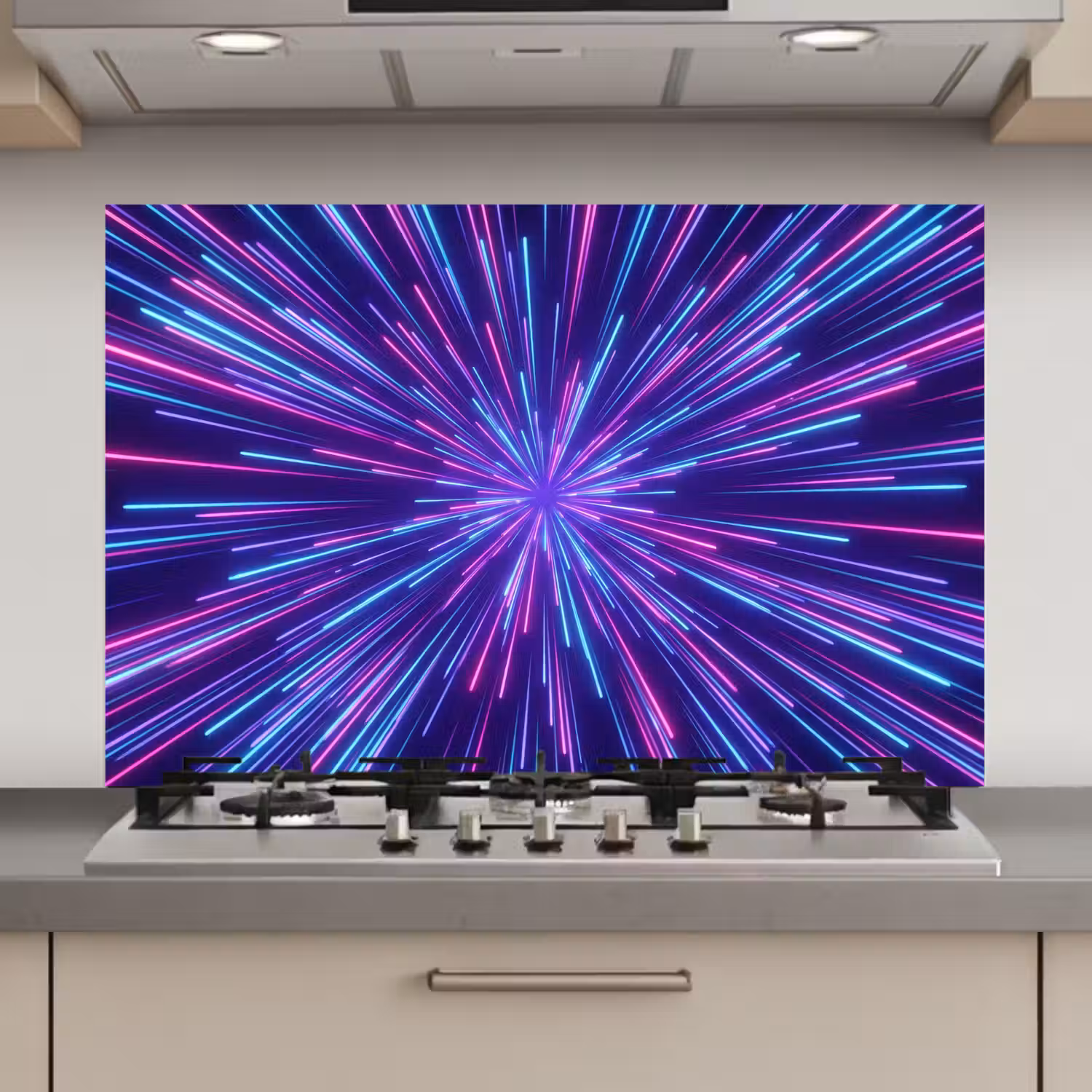 Dynamisch - Ruimte - Kleurrijk keuken achterwand 2 middel zz_3dshopping