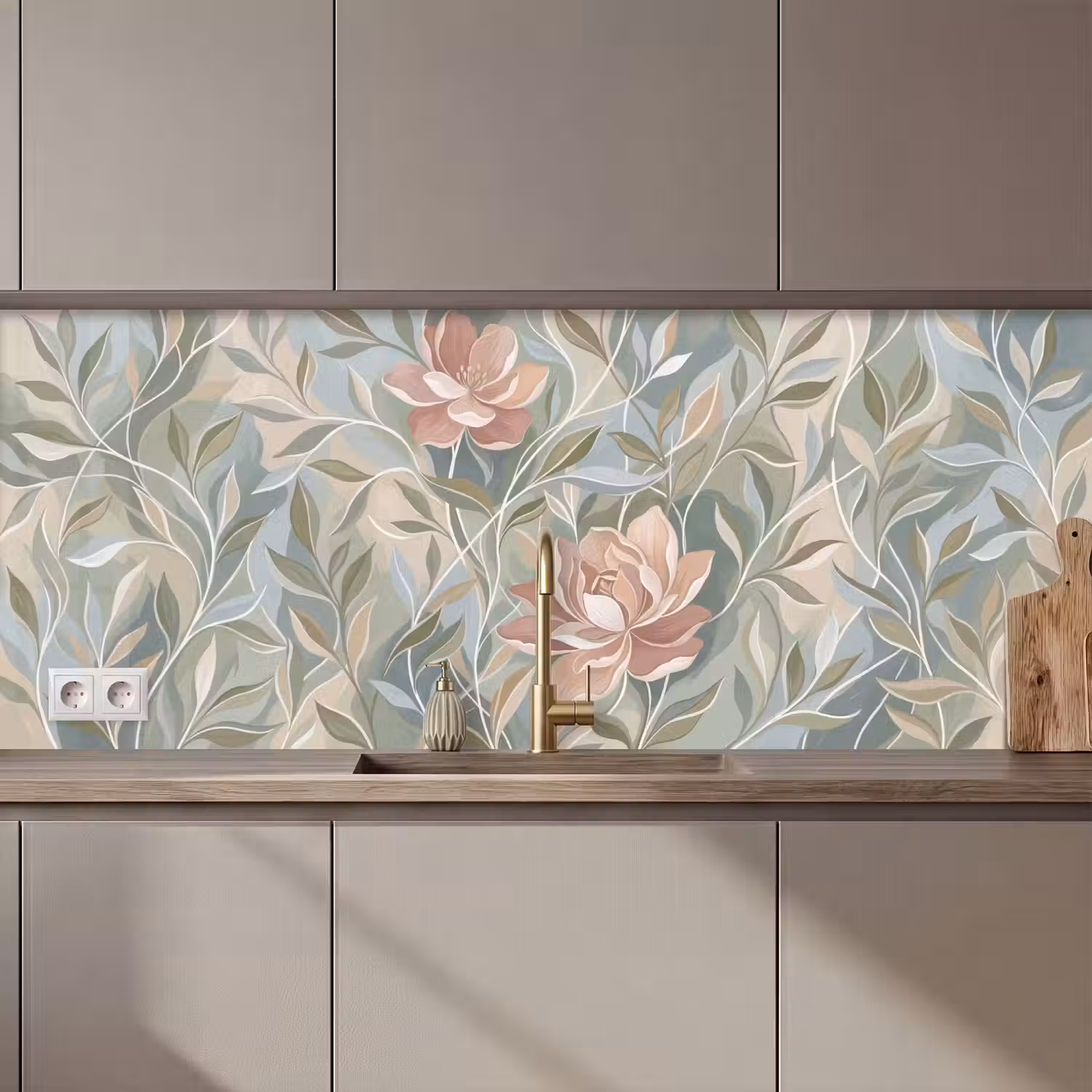 Elegant - Romantiek - Roze keuken achterwand 2 middel zz_3dshopping