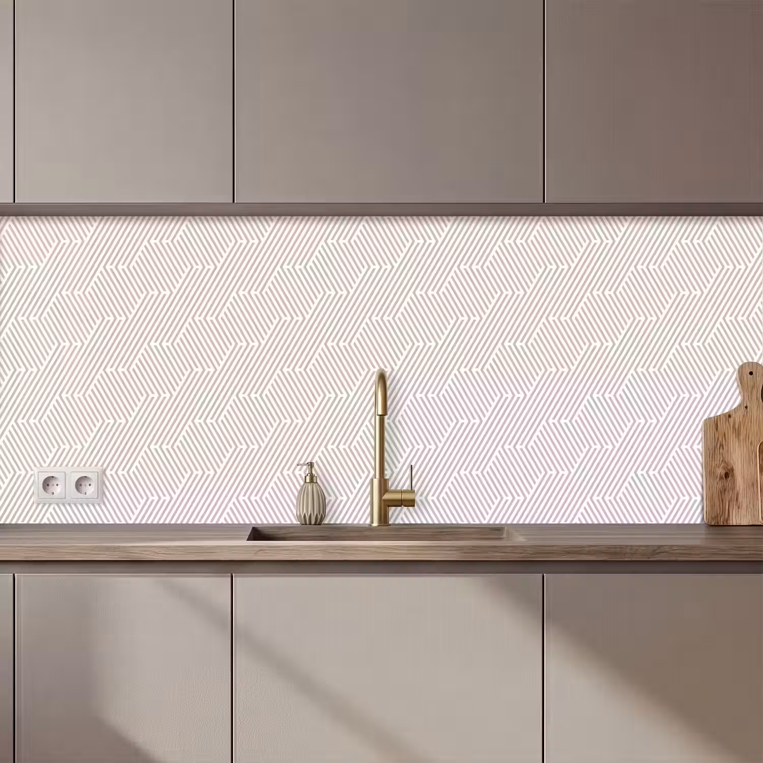 Grafisch - Patroon - Modern - Geometrisch keuken achterwand 2 middel 871 zz_3dshopping