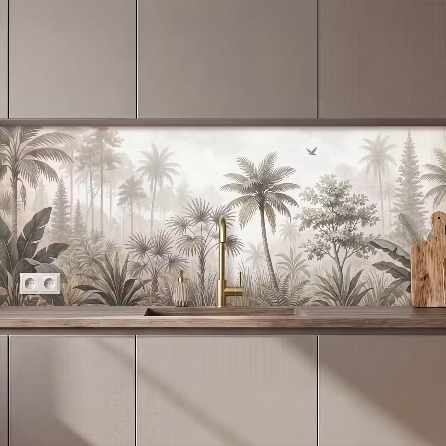 Jungle - Palmbomen - Natuur keuken achterwand 2 middel zz_3dshopping