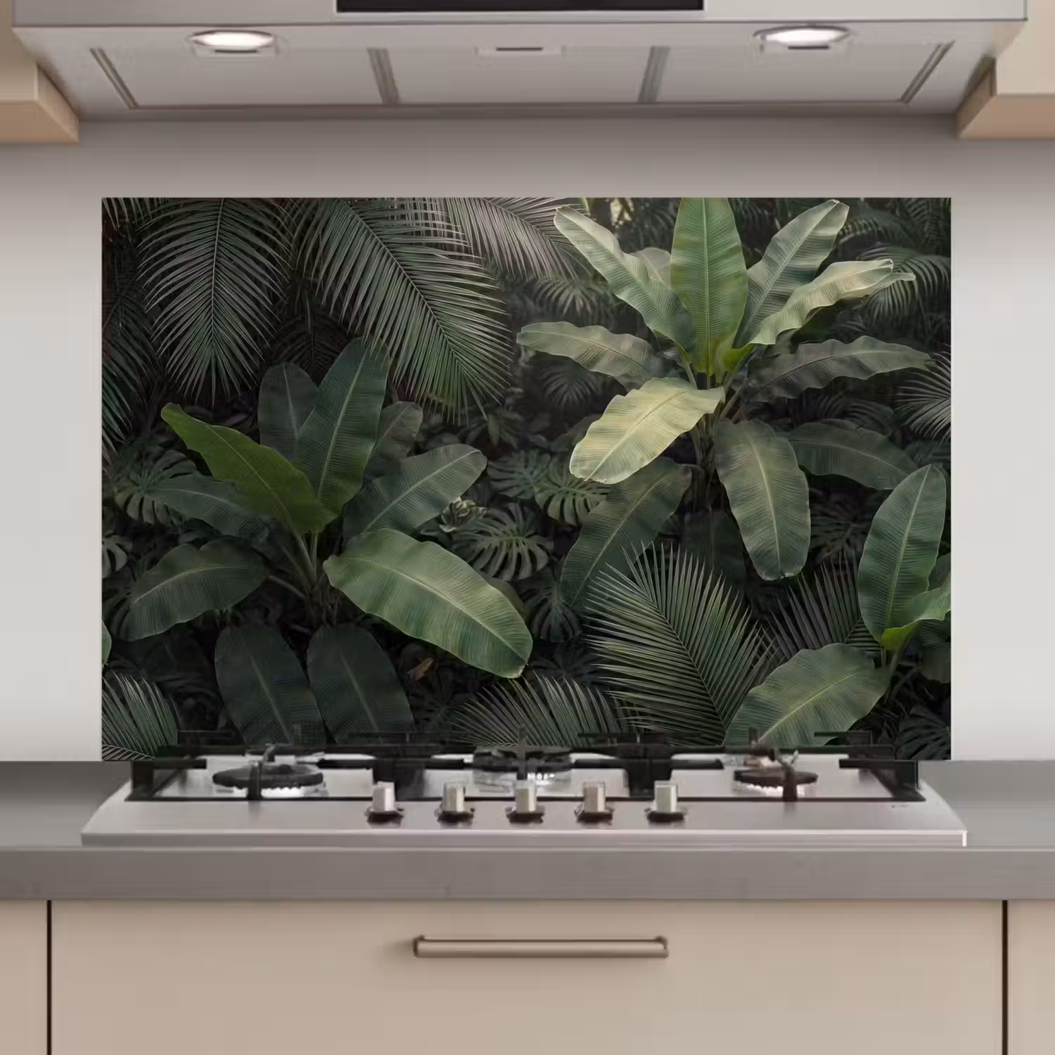 Bladeren - Groen - Tropisch - Natuur keuken achterwand spatscherm klein -3d_website