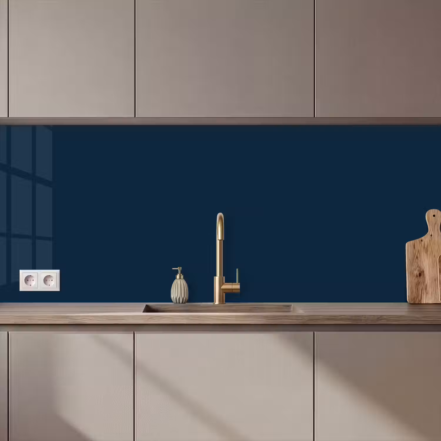 Midnight - Blue - Blauw keuken achterwand 2 middel 871 zz_3dshopping