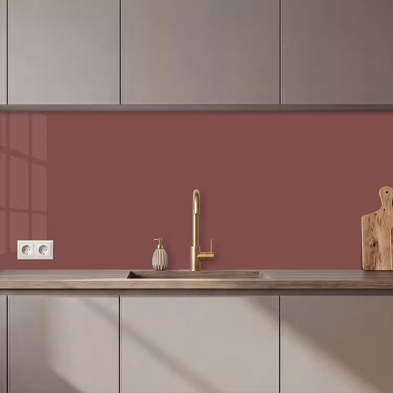 Muted - Raisin - Rood keuken achterwand 2 middel 871 zz_3dshopping
