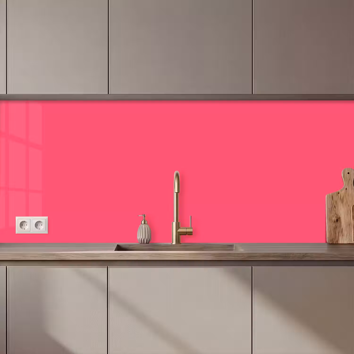 Neon - Flamingo - Roze keuken achterwand 2 middel 871 zz_3dshopping