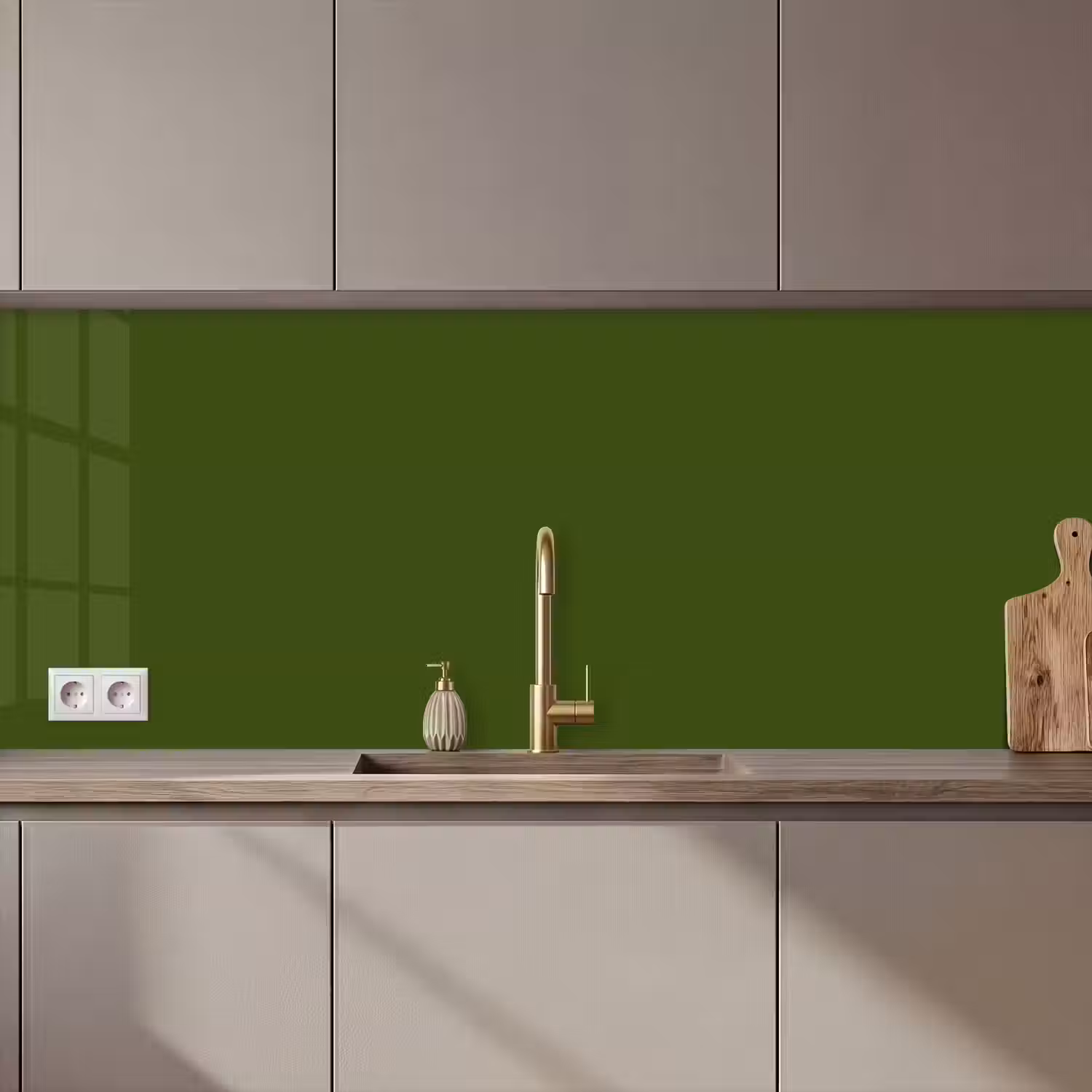 Olive - Drab - Groen keuken achterwand 2 middel 871 zz_3dshopping