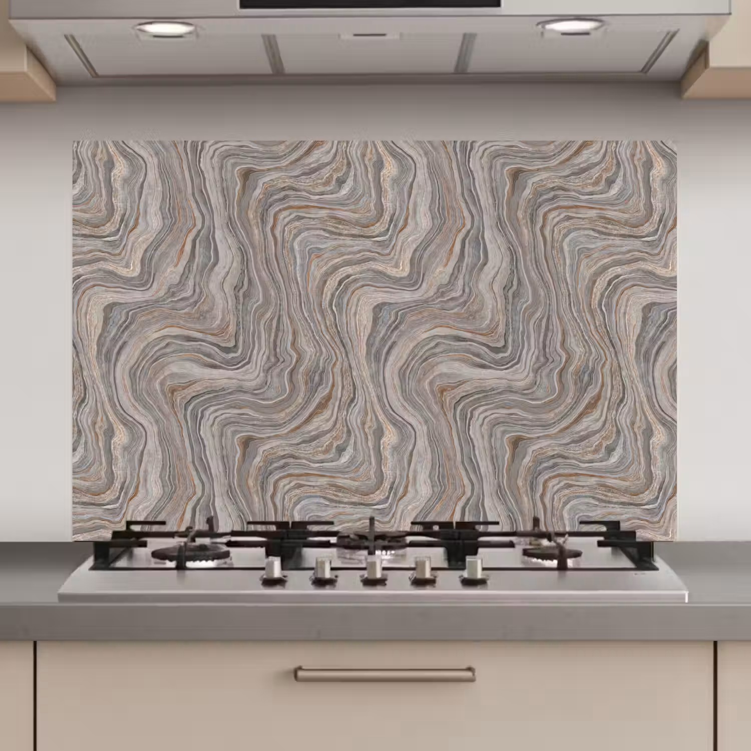 Patroon - Textuur - Grijs keuken achterwand spatscherm klein 900 -3d_website