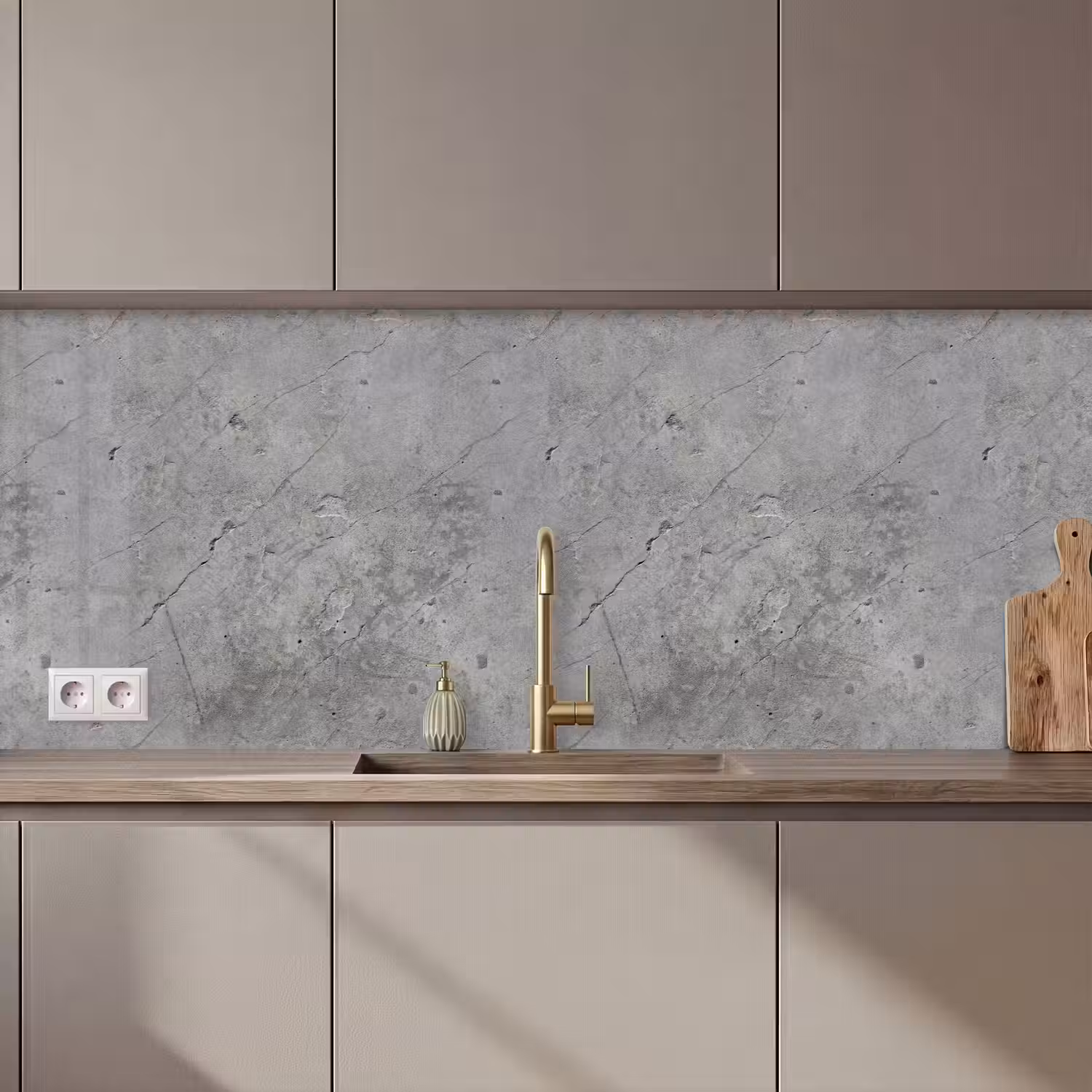 Patronen - Beton - Oud keuken achterwand 2 middel 871 zz_3dshopping