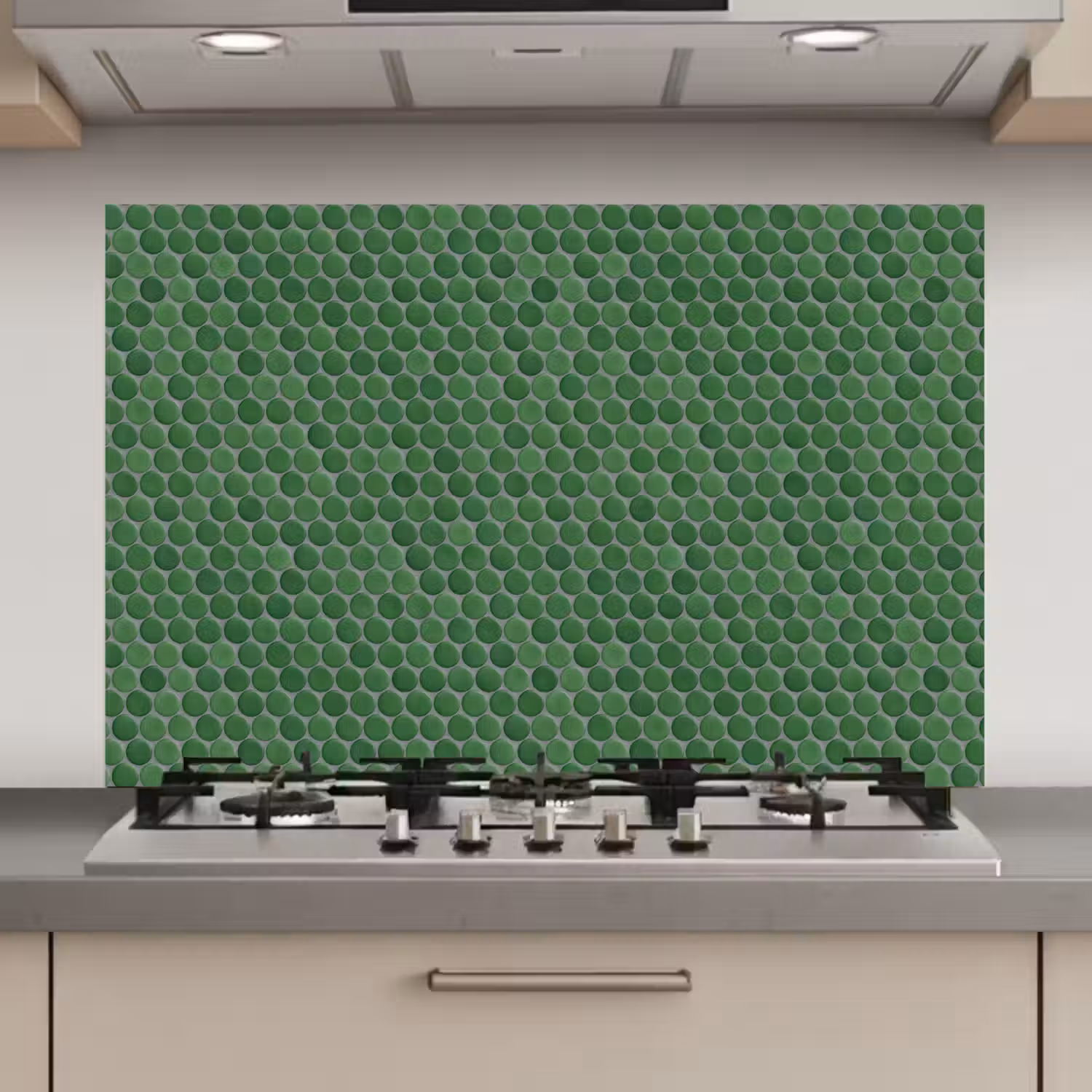 Penny - Mozaïek - Bosgroen - Green keuken achterwand spatscherm klein 900 -3d_website