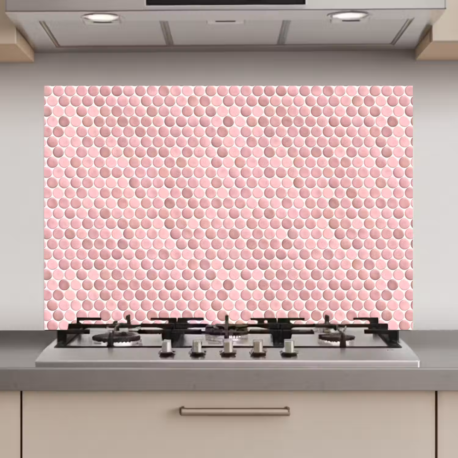 Penny - Mozaïek - Lichtroze keuken achterwand spatscherm klein 900 -3d_website