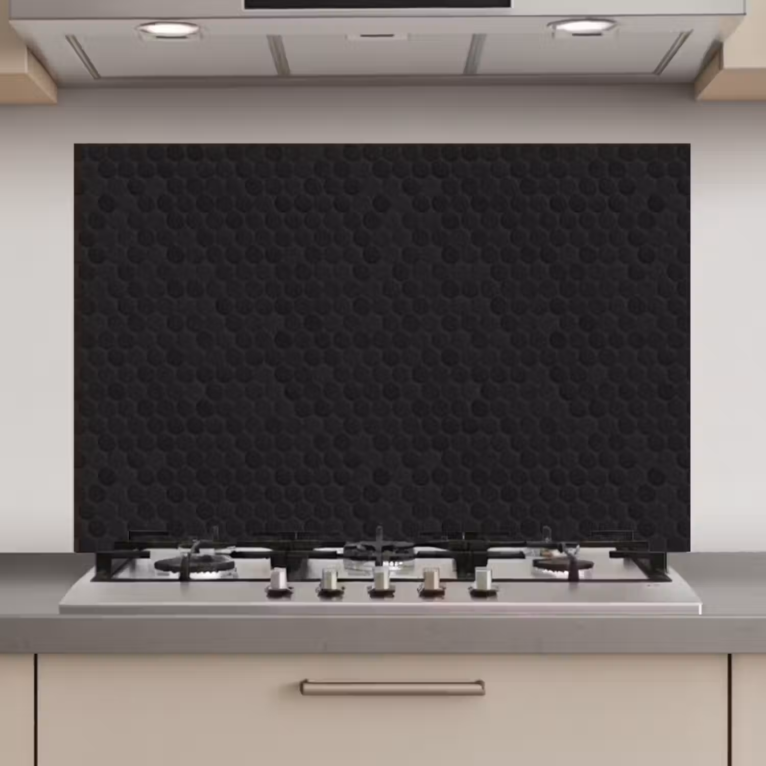 Penny - Tegel - Mat - Zwart keuken achterwand spatscherm klein 900 -3d_website