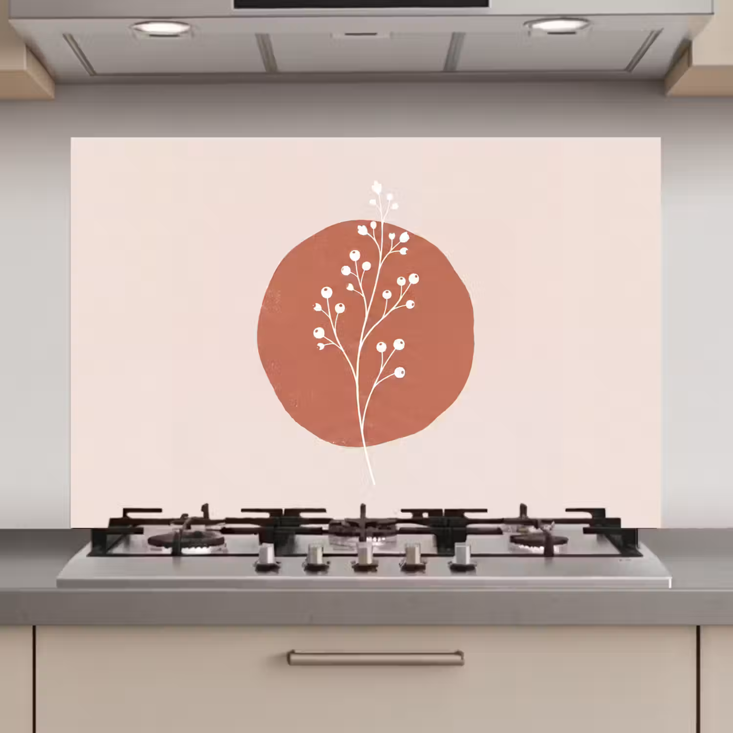 Plant - Tak - Abstract - Modern - Wit keuken achterwand spatscherm klein -3d_website